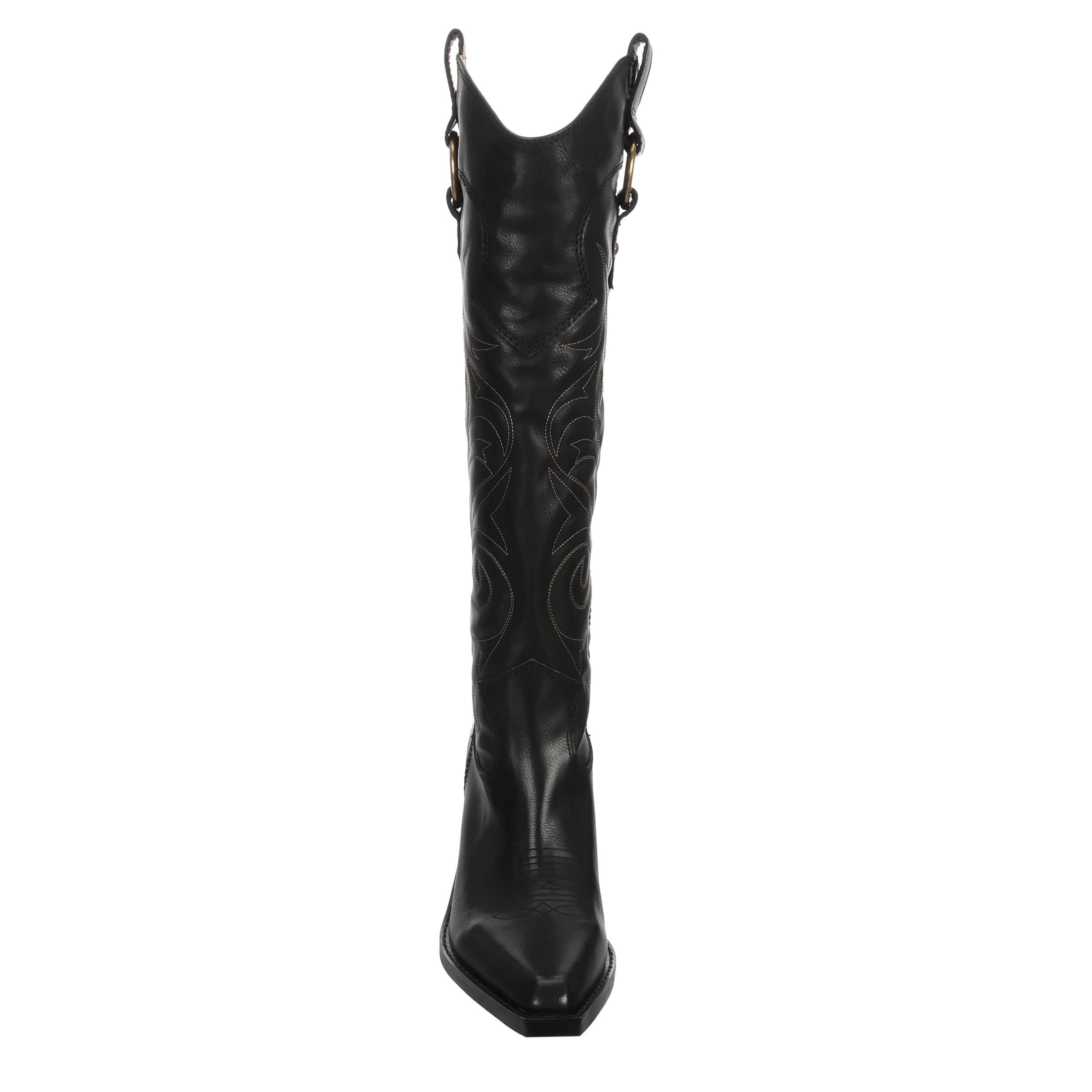 FRYE & CO-WOMENS ASHLYN TALL DECO BOOT-BLACK & 