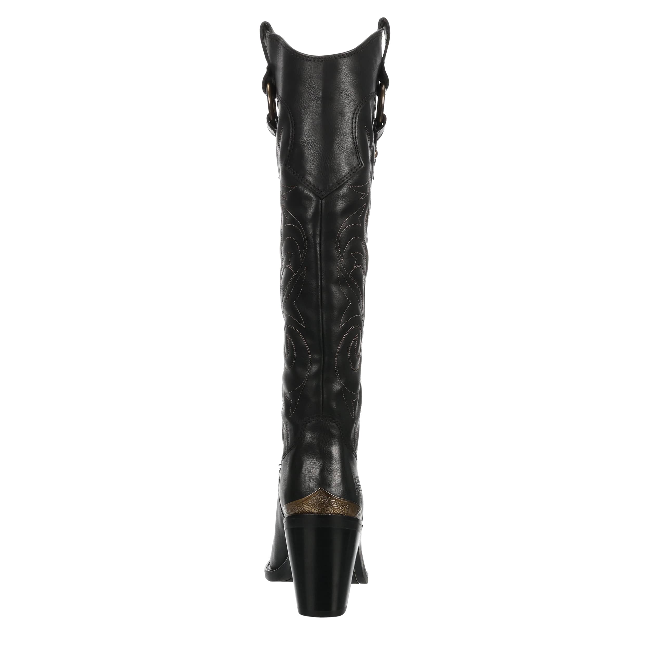 FRYE & CO-WOMENS ASHLYN TALL DECO BOOT-BLACK & 