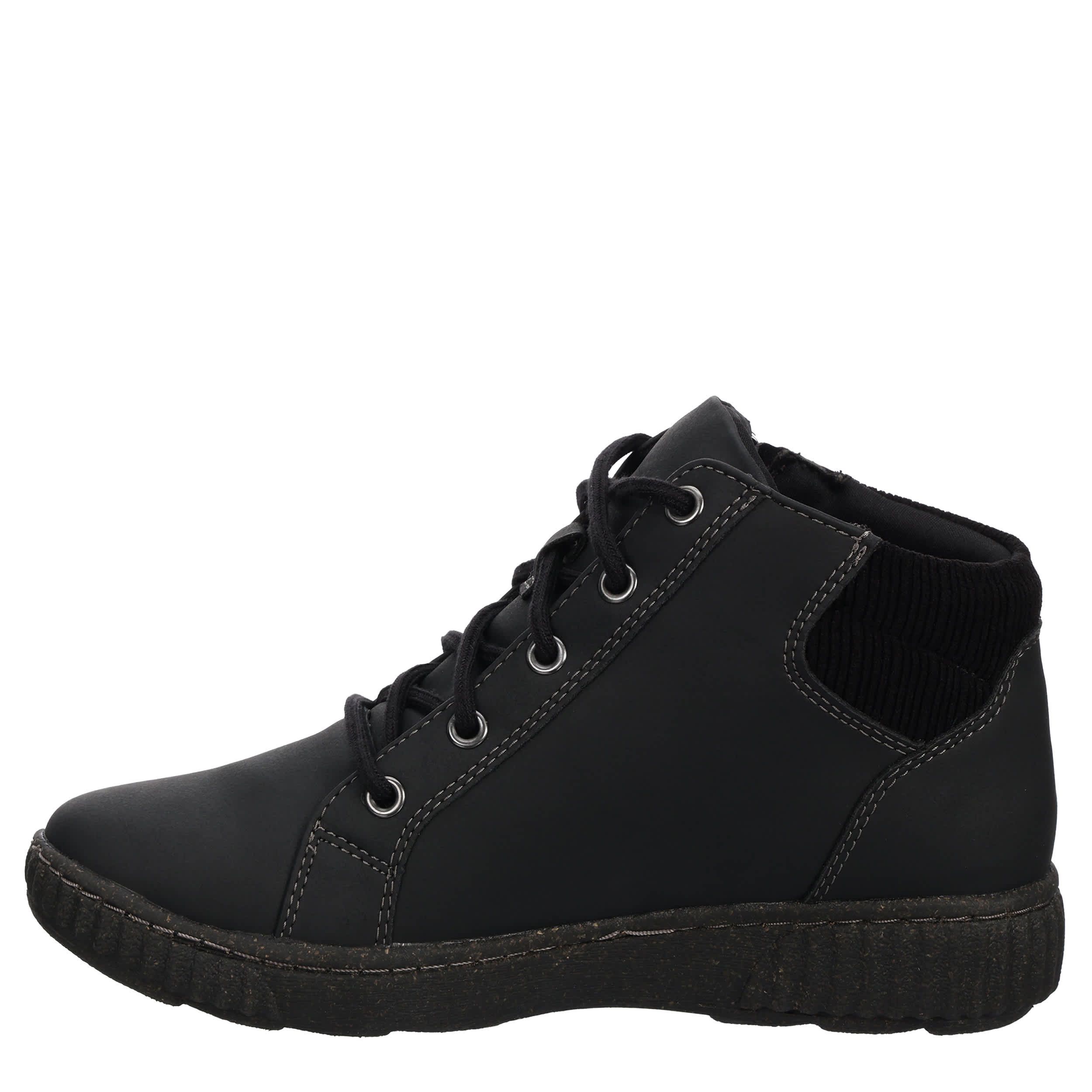 CLARKS-WOMENS CAROLINE KARLI LACE UP BOOT-BLACK & 
