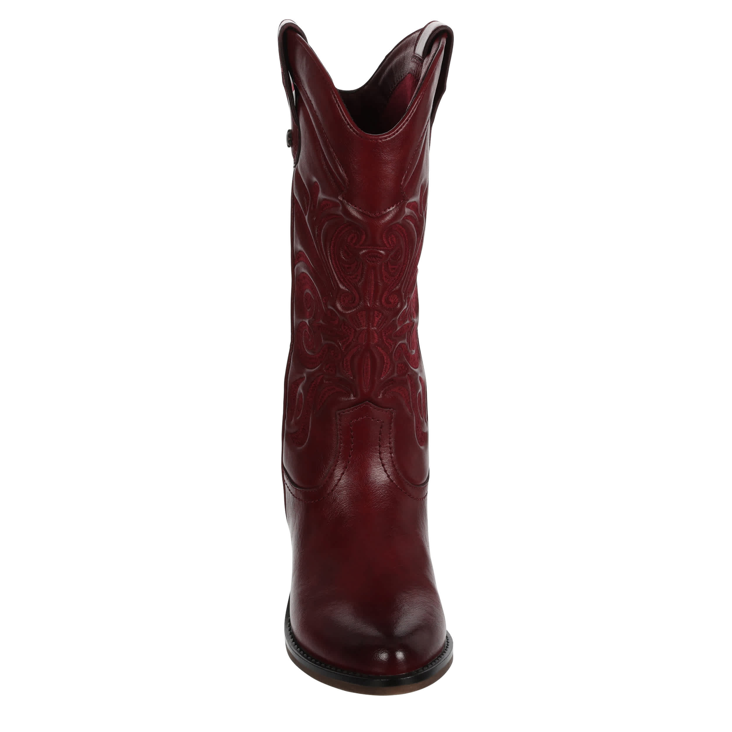 MICHAEL BY MICHAEL SHANNON-WOMENS TENLEY WESTERN BOOT-DARK RED & 