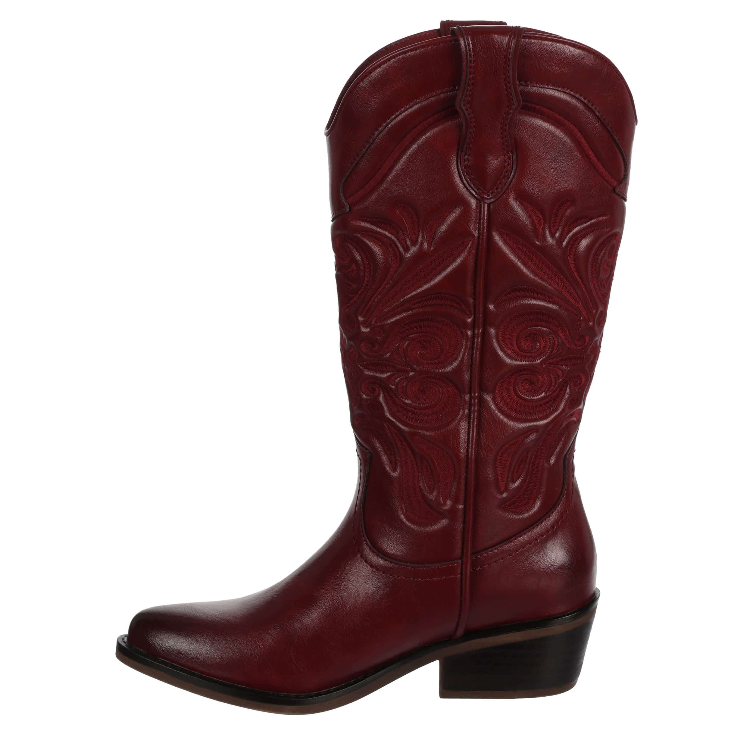 MICHAEL BY MICHAEL SHANNON-WOMENS TENLEY WESTERN BOOT-DARK RED & 