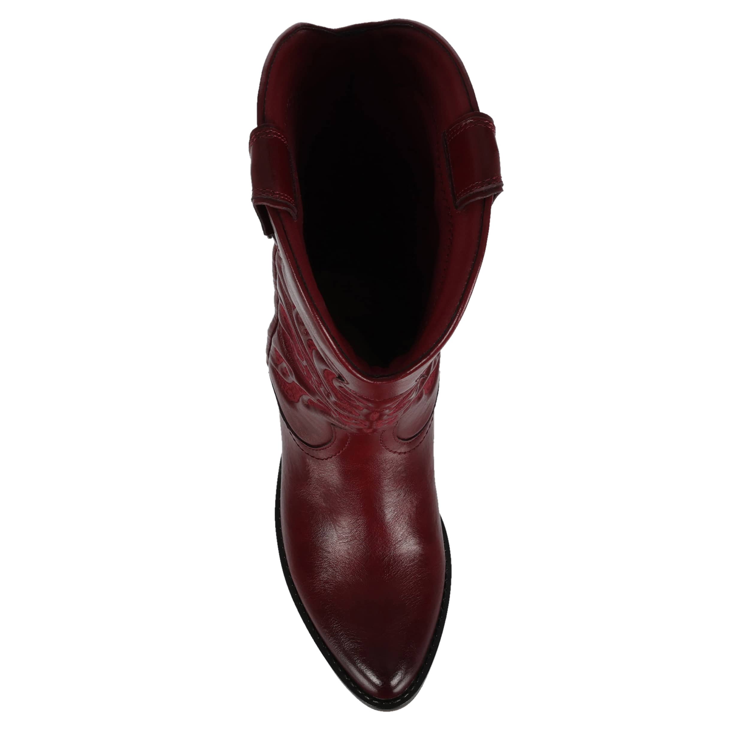 MICHAEL BY MICHAEL SHANNON-WOMENS TENLEY WESTERN BOOT-DARK RED & 