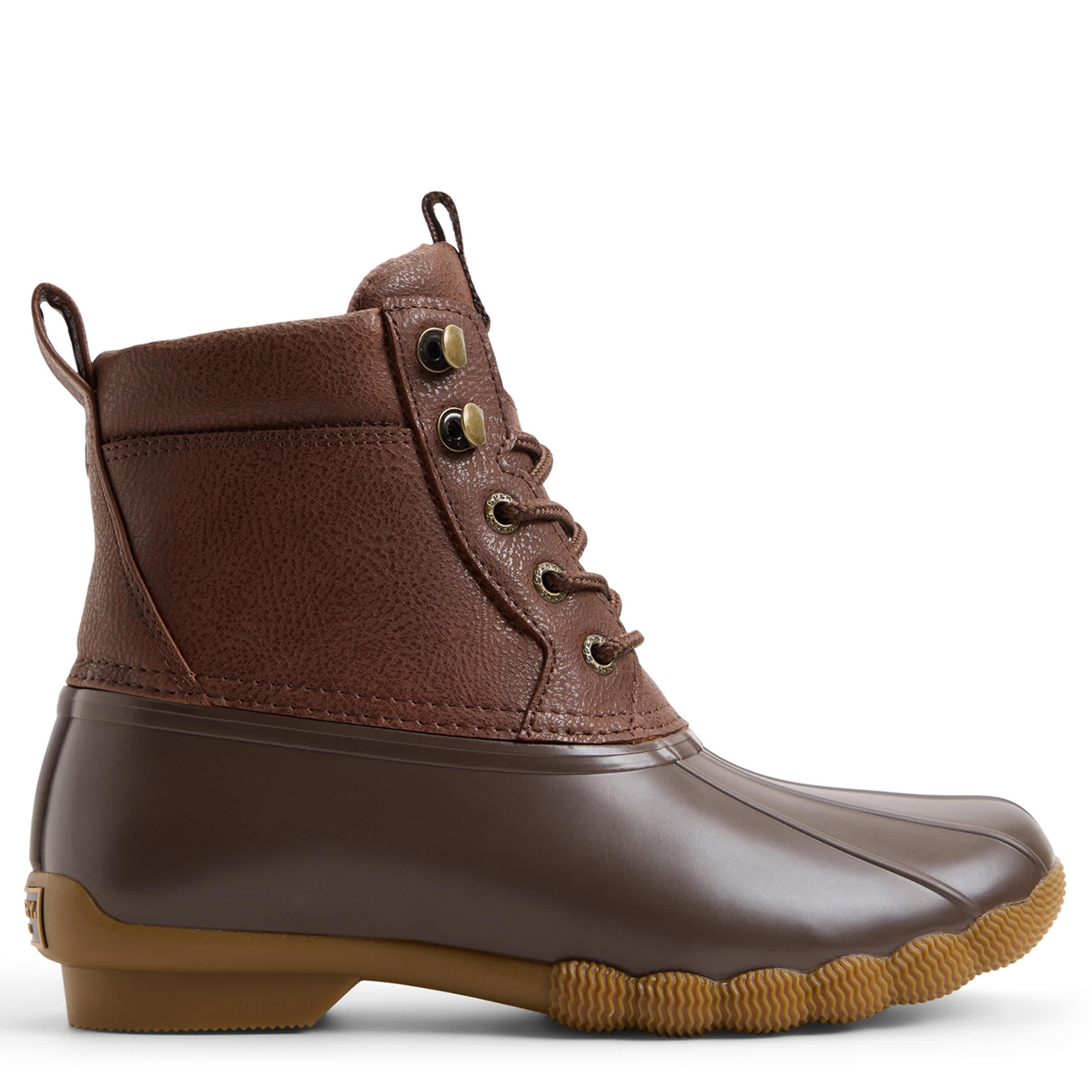SPERRY-WOMENS RAINA DUCK BOOT-BROWN & 