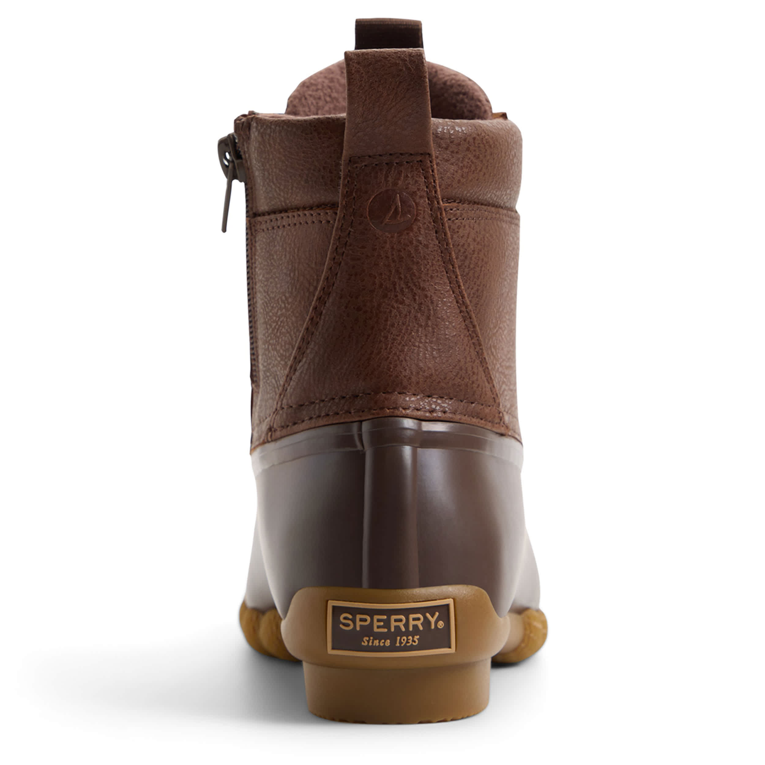SPERRY-WOMENS RAINA DUCK BOOT-BROWN & 