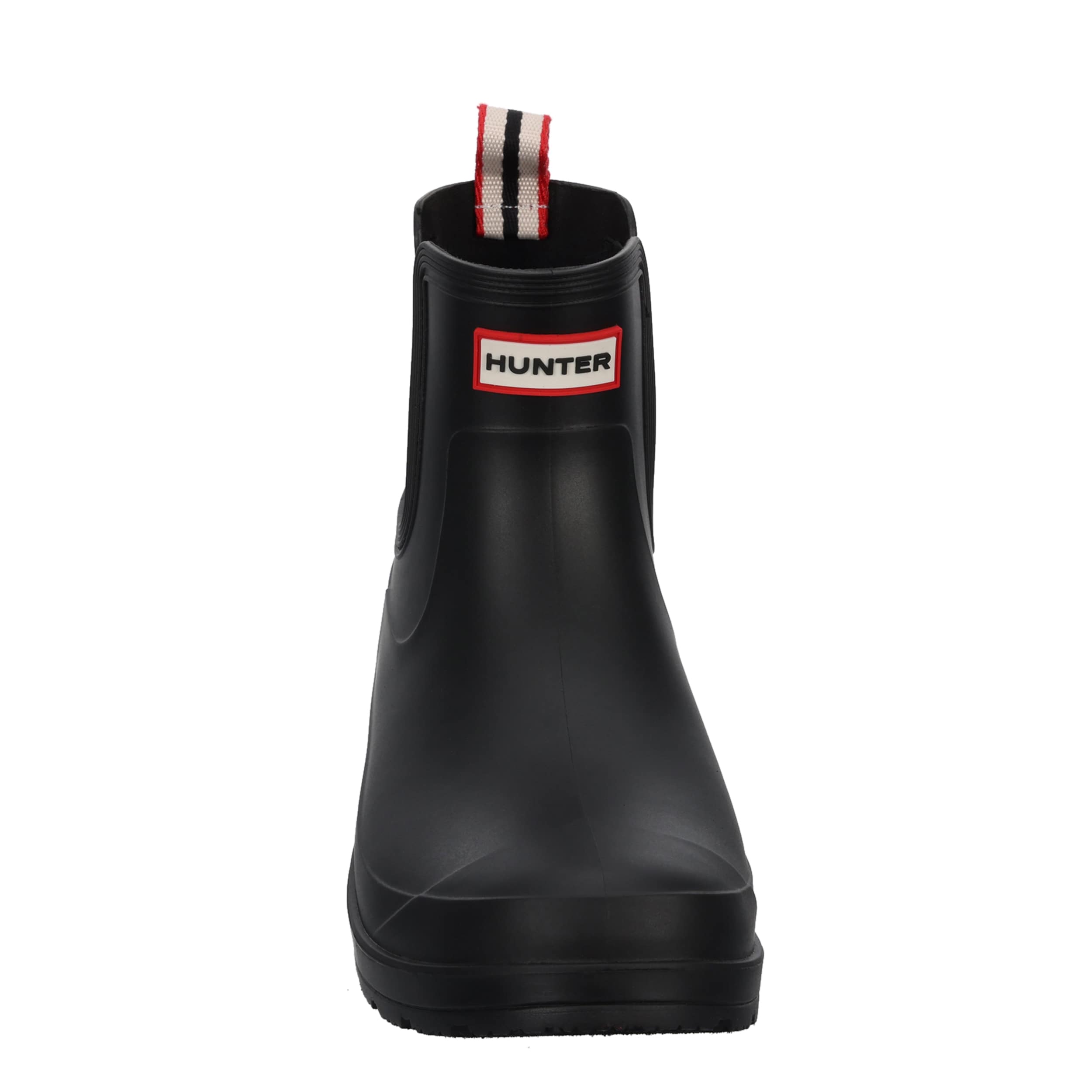 HUNTER-WOMENS TABITHA SHORT RAIN BOOT-BLACK & 