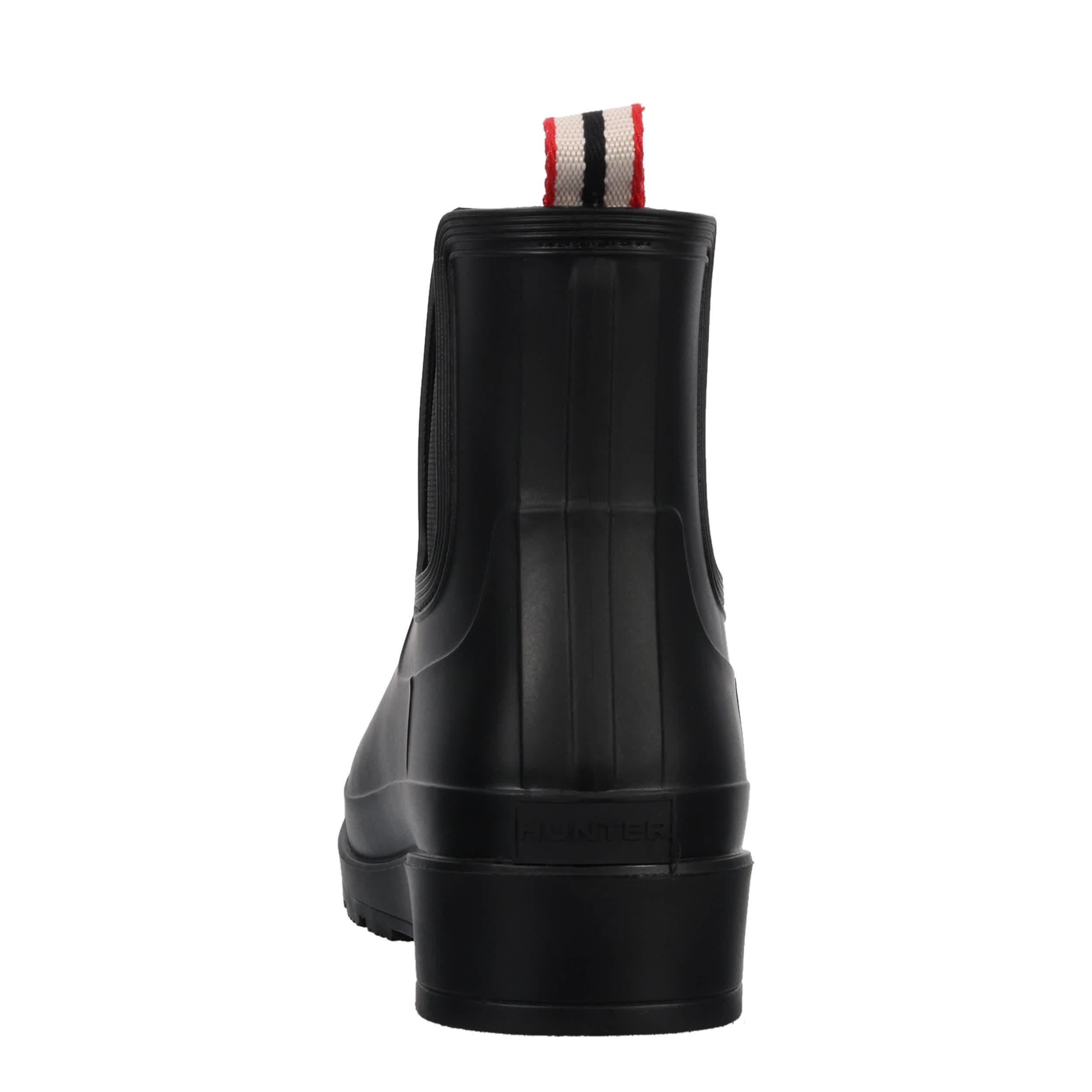HUNTER-WOMENS TABITHA SHORT RAIN BOOT-BLACK & 