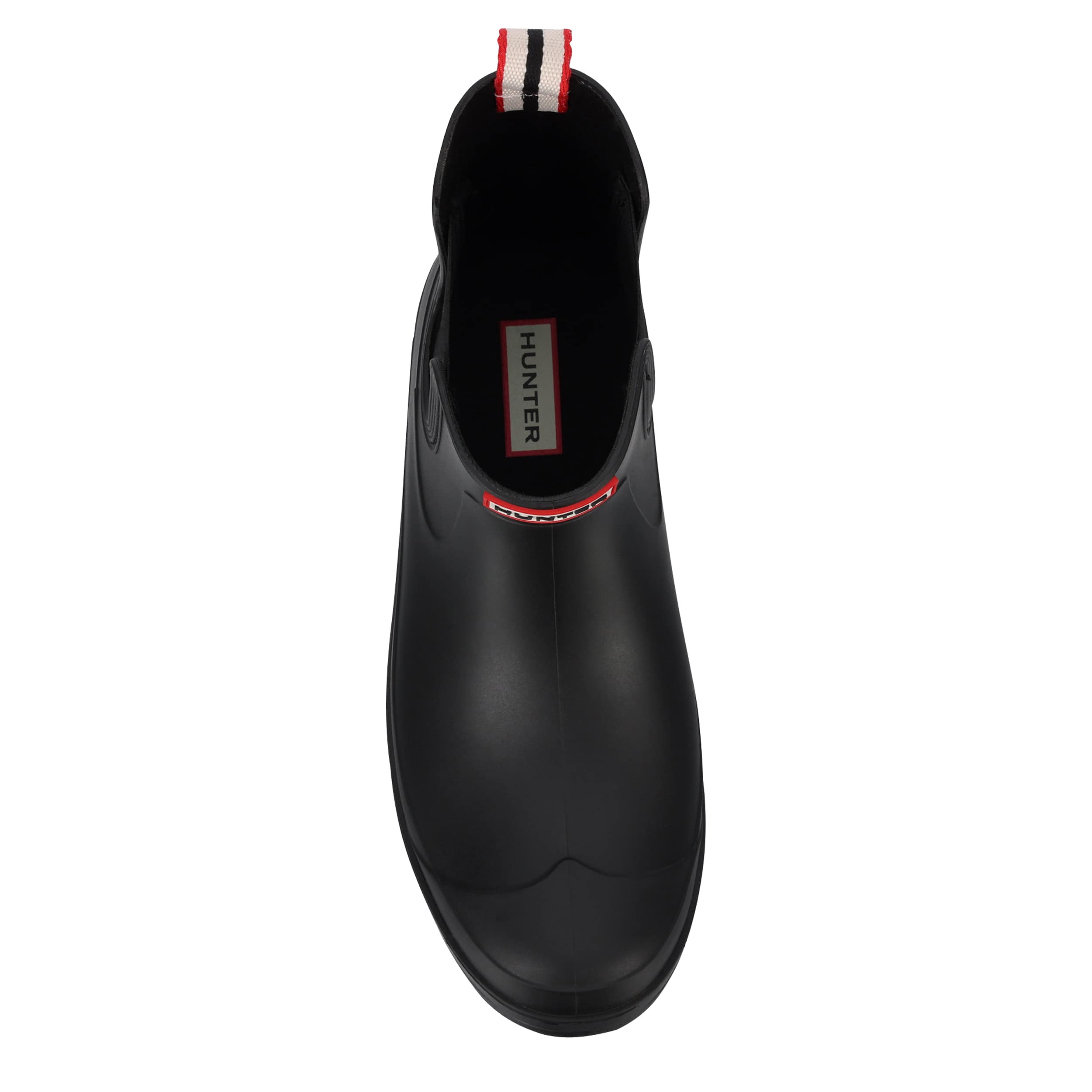 HUNTER-WOMENS TABITHA SHORT RAIN BOOT-BLACK & 