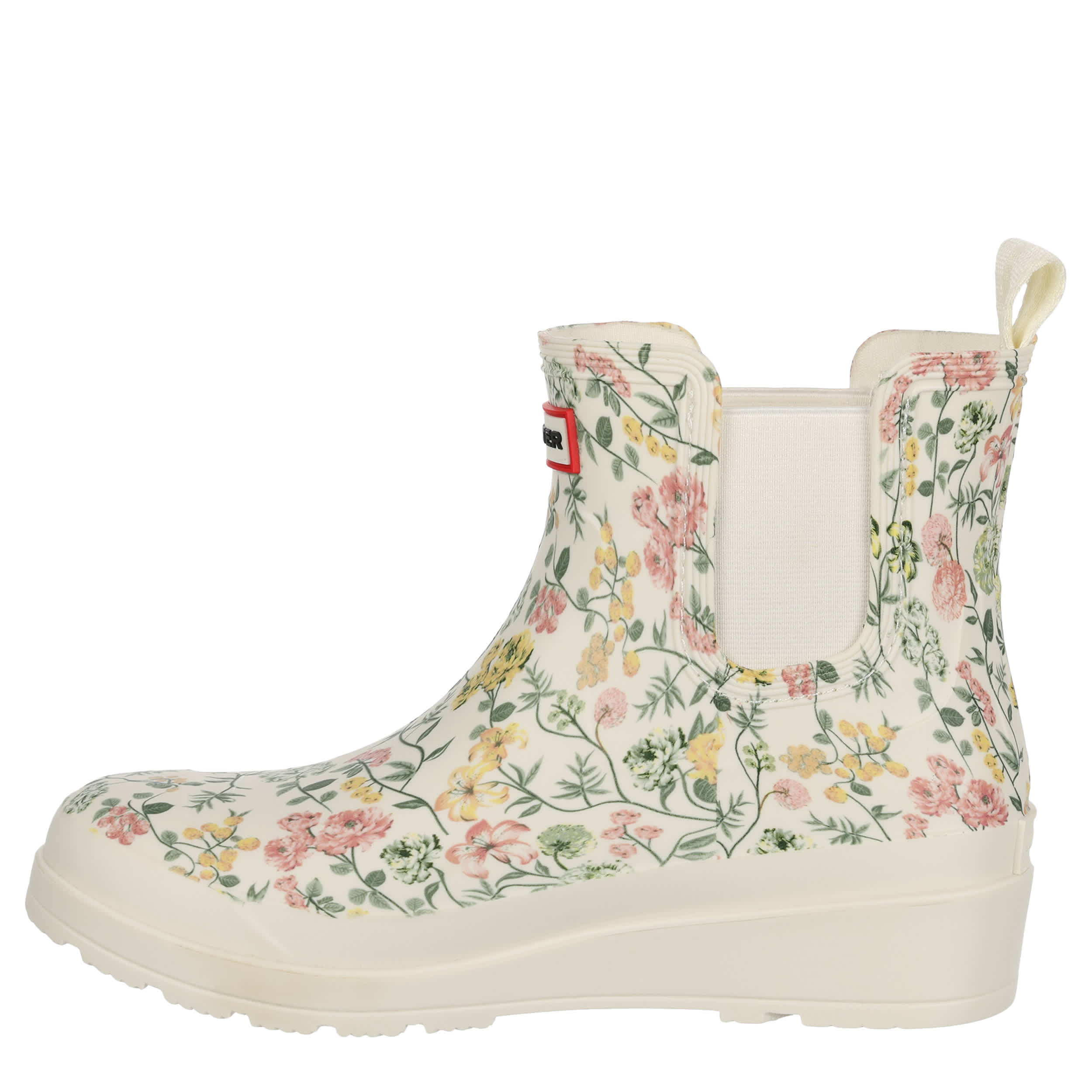 HUNTER-WOMENS TABITHA SHORT RAIN BOOT-FLORAL & 