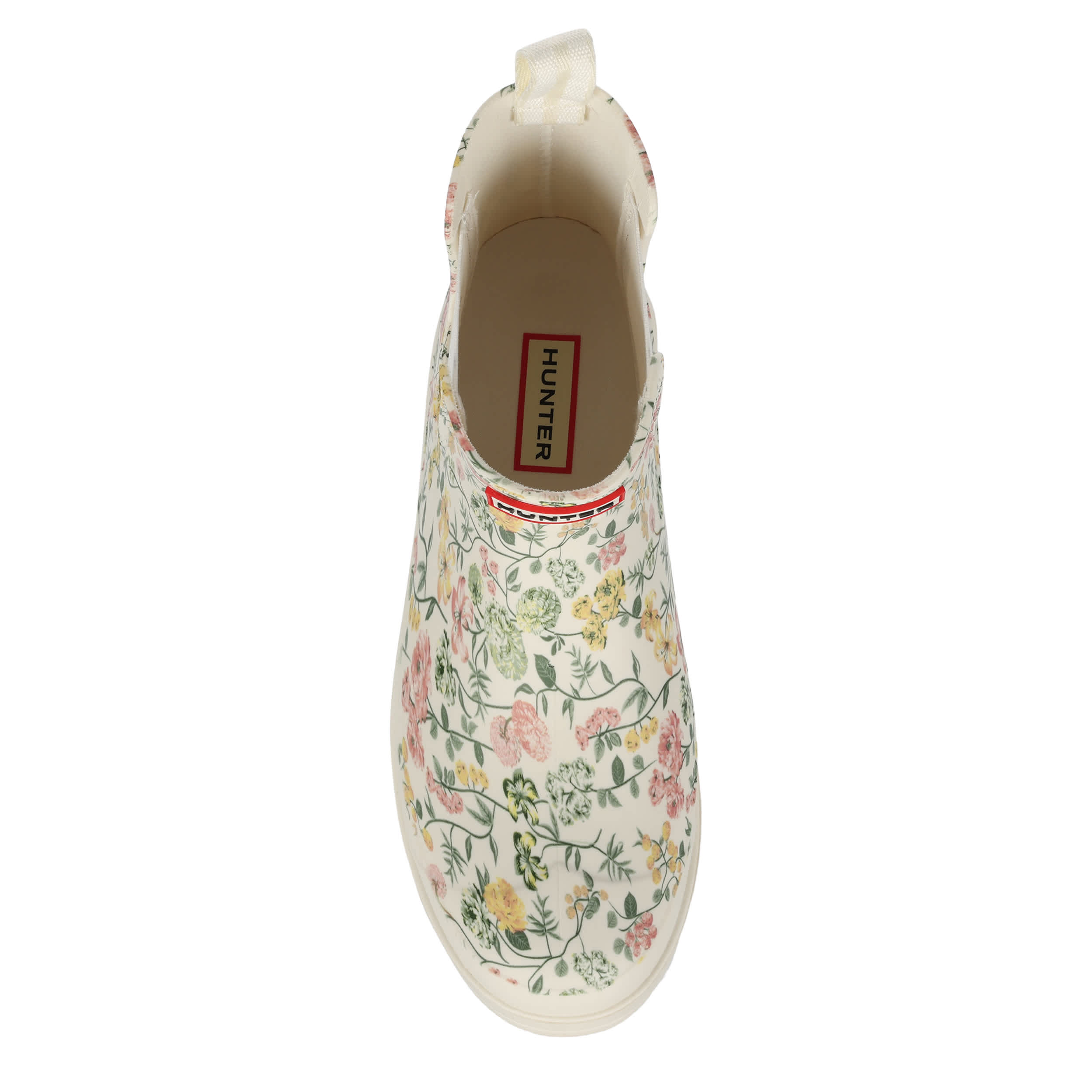 HUNTER-WOMENS TABITHA SHORT RAIN BOOT-FLORAL & 