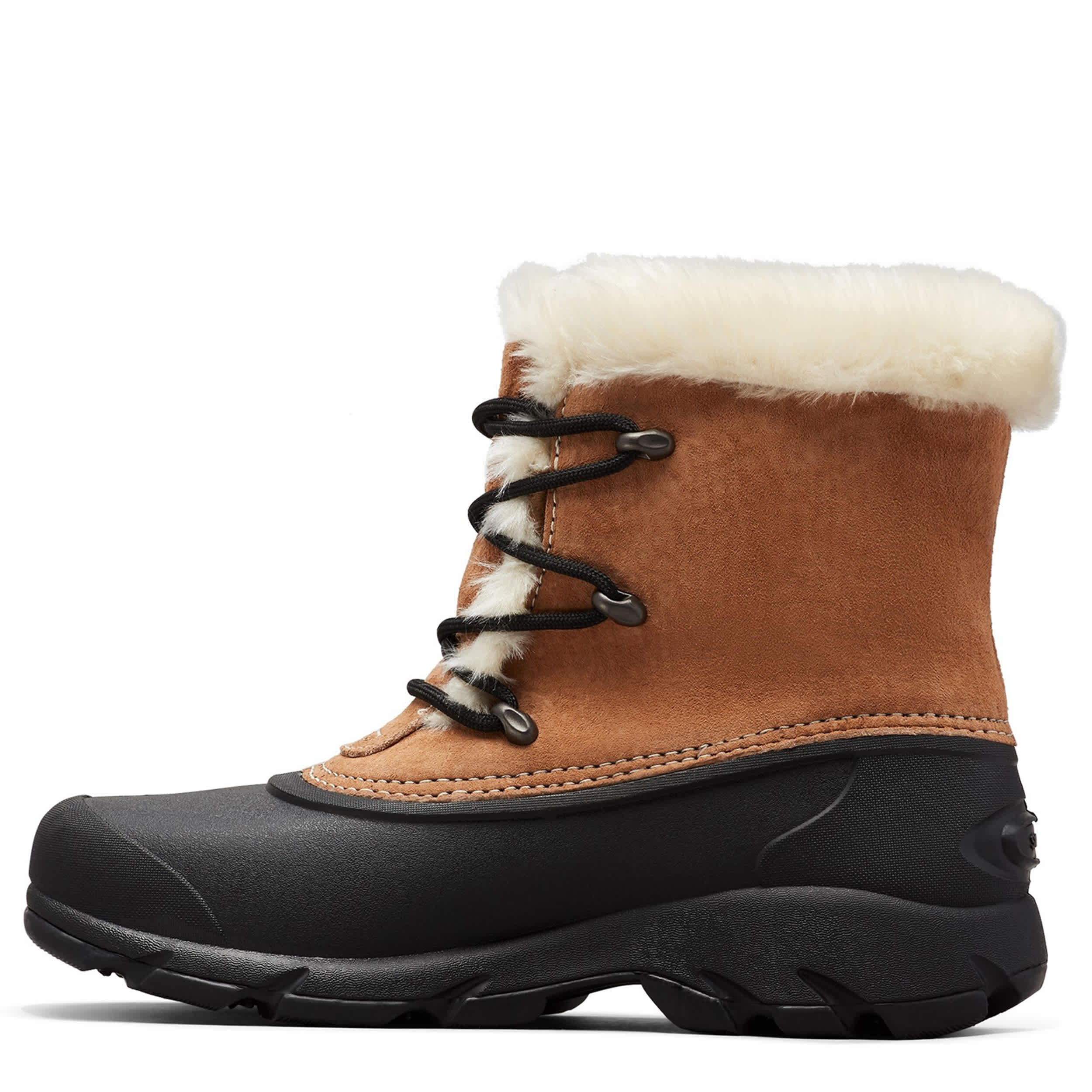 SOREL-WOMENS SNOW ANGEL BOOT-TAN & 