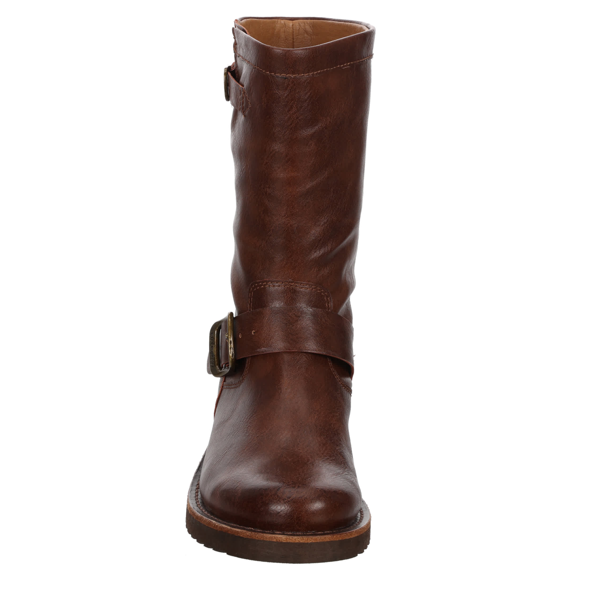 FRYE & CO-WOMENS CHESNEE SHORT BOOT-BROWN & 