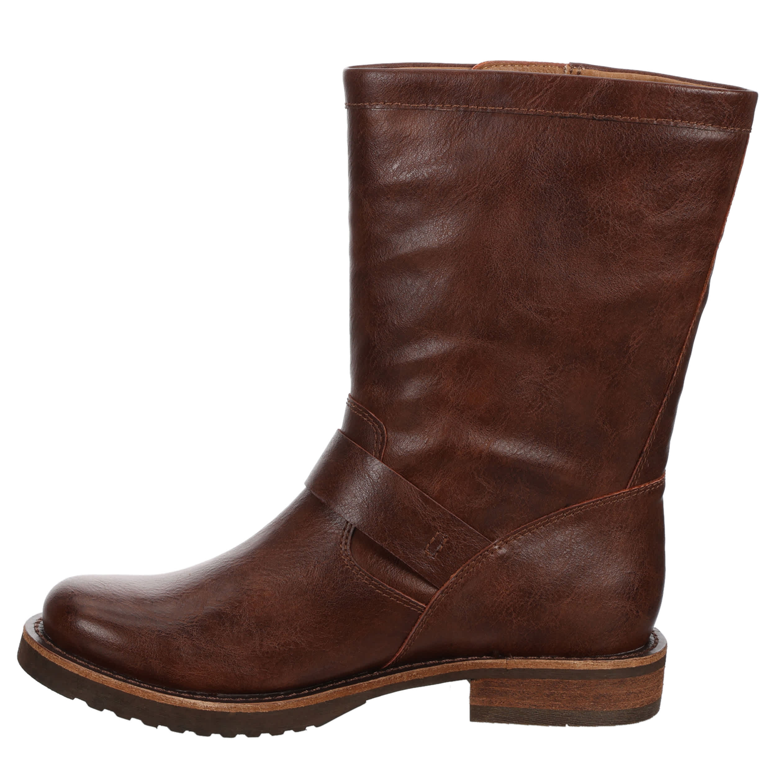 FRYE & CO-WOMENS CHESNEE SHORT BOOT-BROWN & 