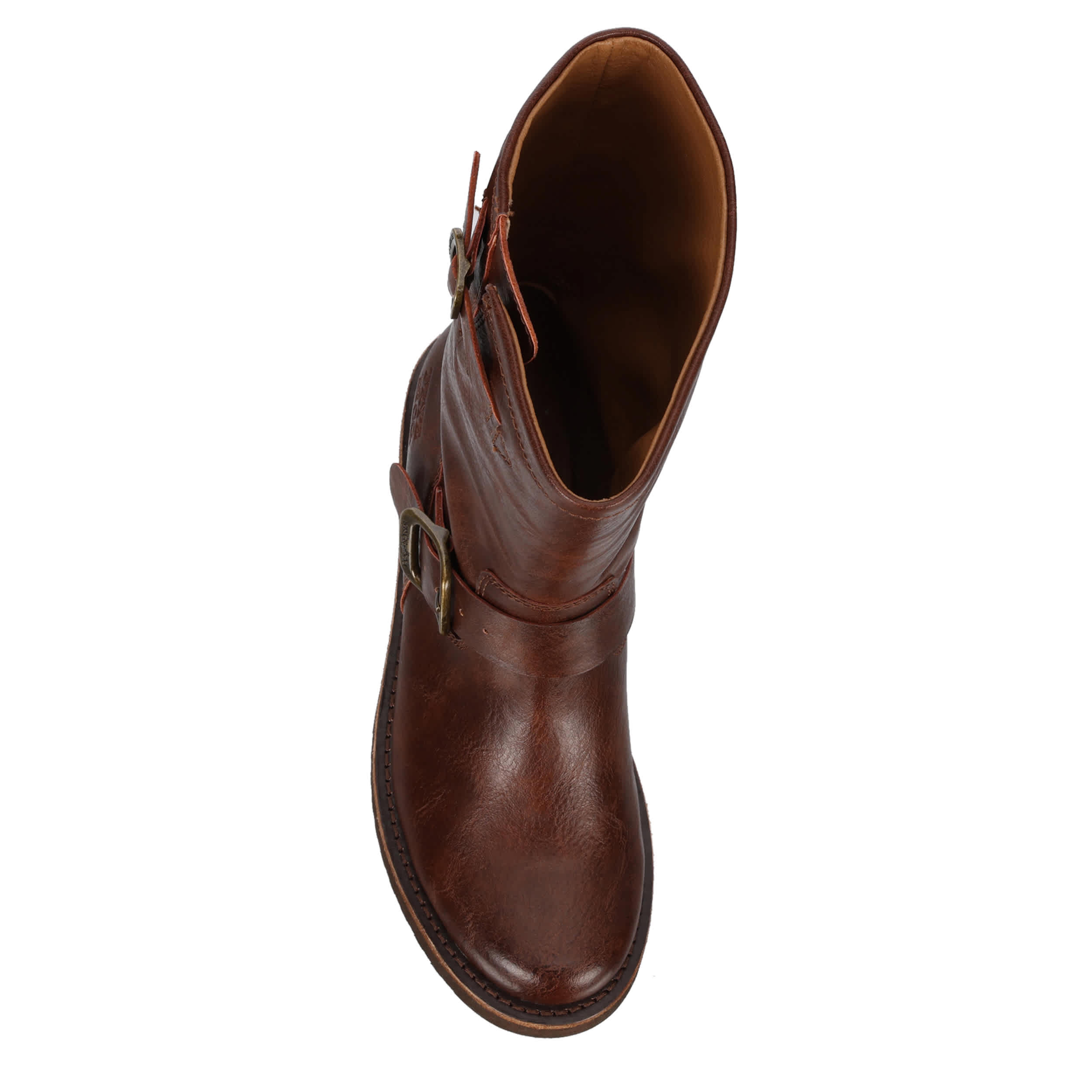 FRYE & CO-WOMENS CHESNEE SHORT BOOT-BROWN & 