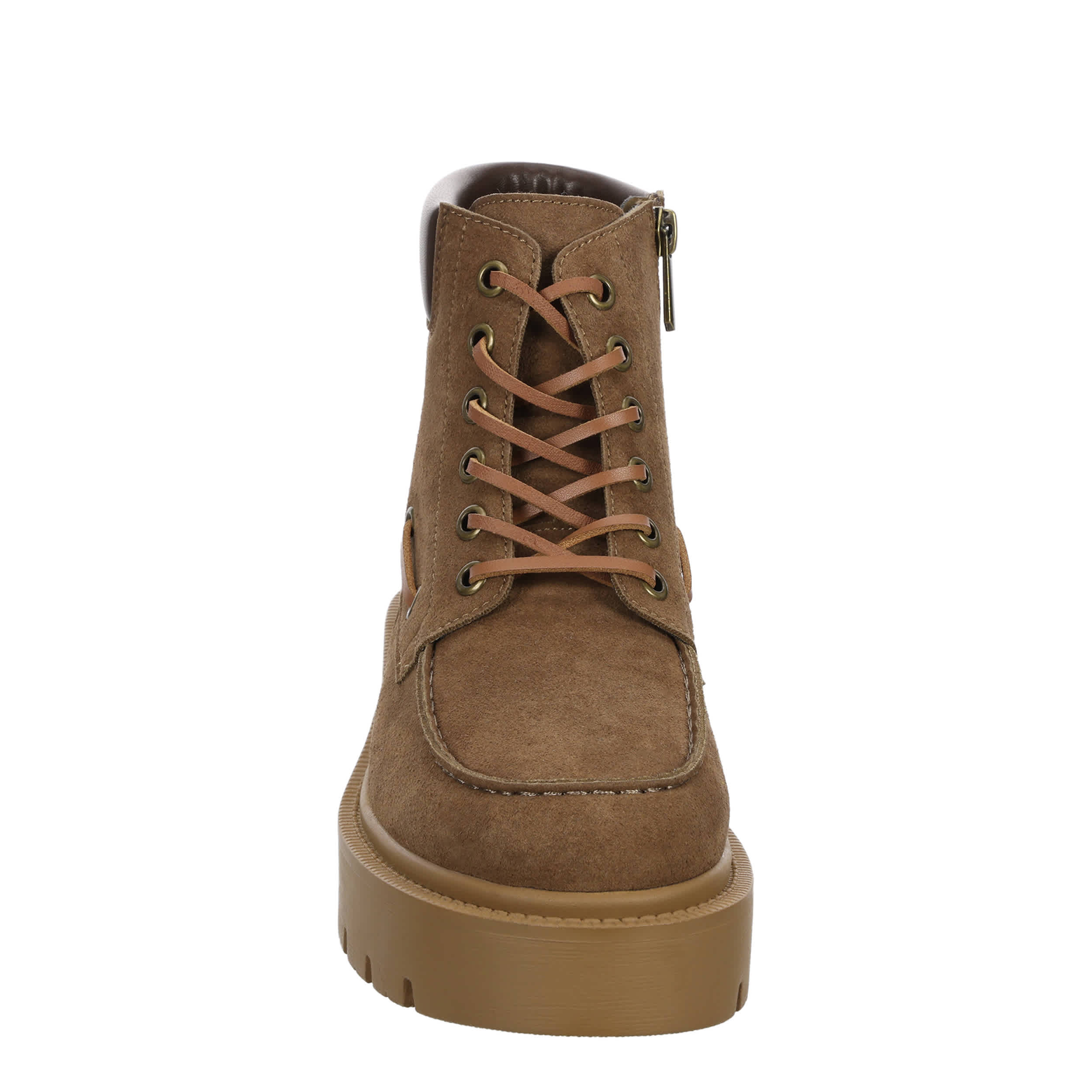 LIMELIGHT-WOMENS AMAYA LACE UP BOOT-DARK TAUPE & 