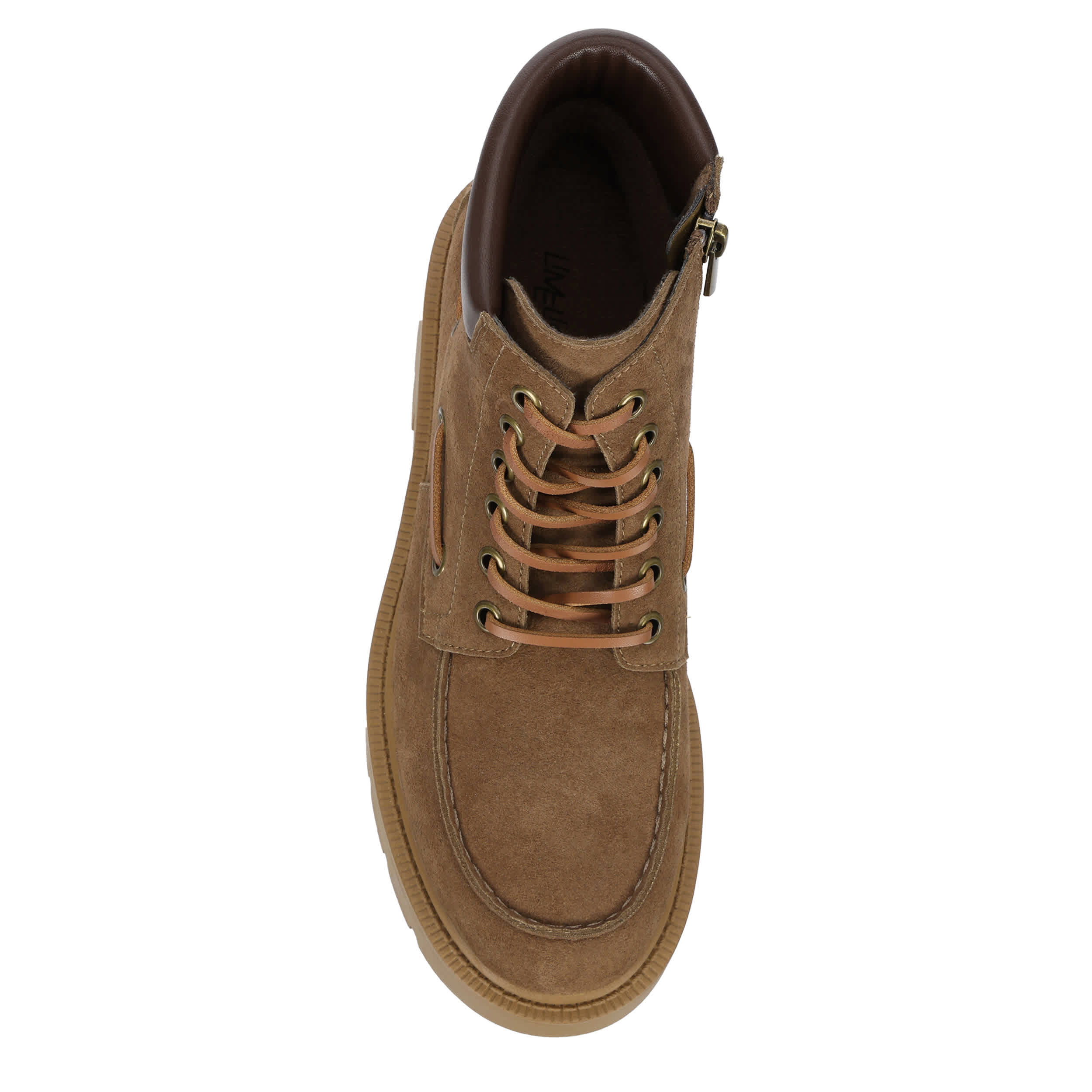 LIMELIGHT-WOMENS AMAYA LACE UP BOOT-DARK TAUPE & 