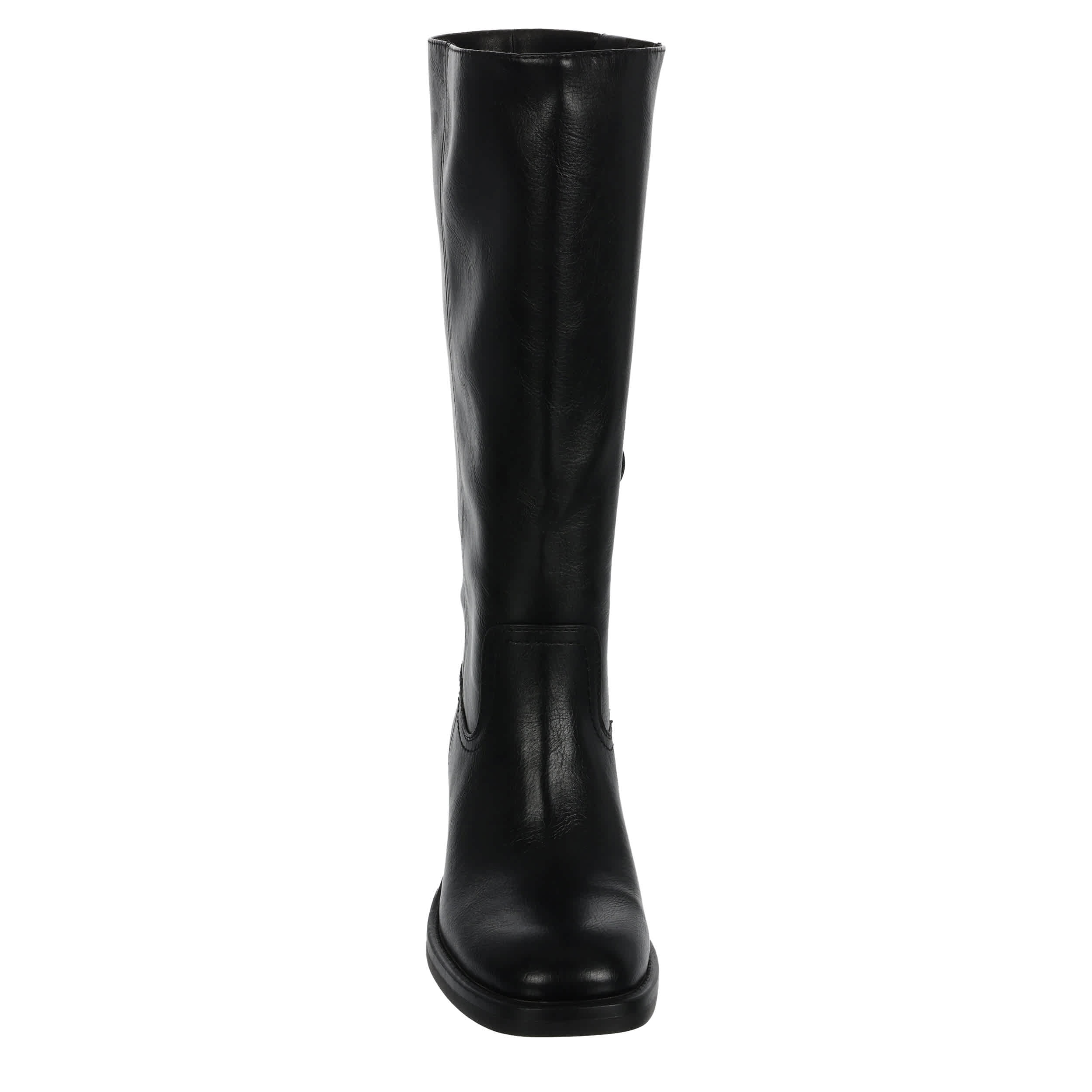 MICHAEL BY MICHAEL SHANNON-WOMENS TAMRYN WIDE CALF TALL BOOT-BLACK & 