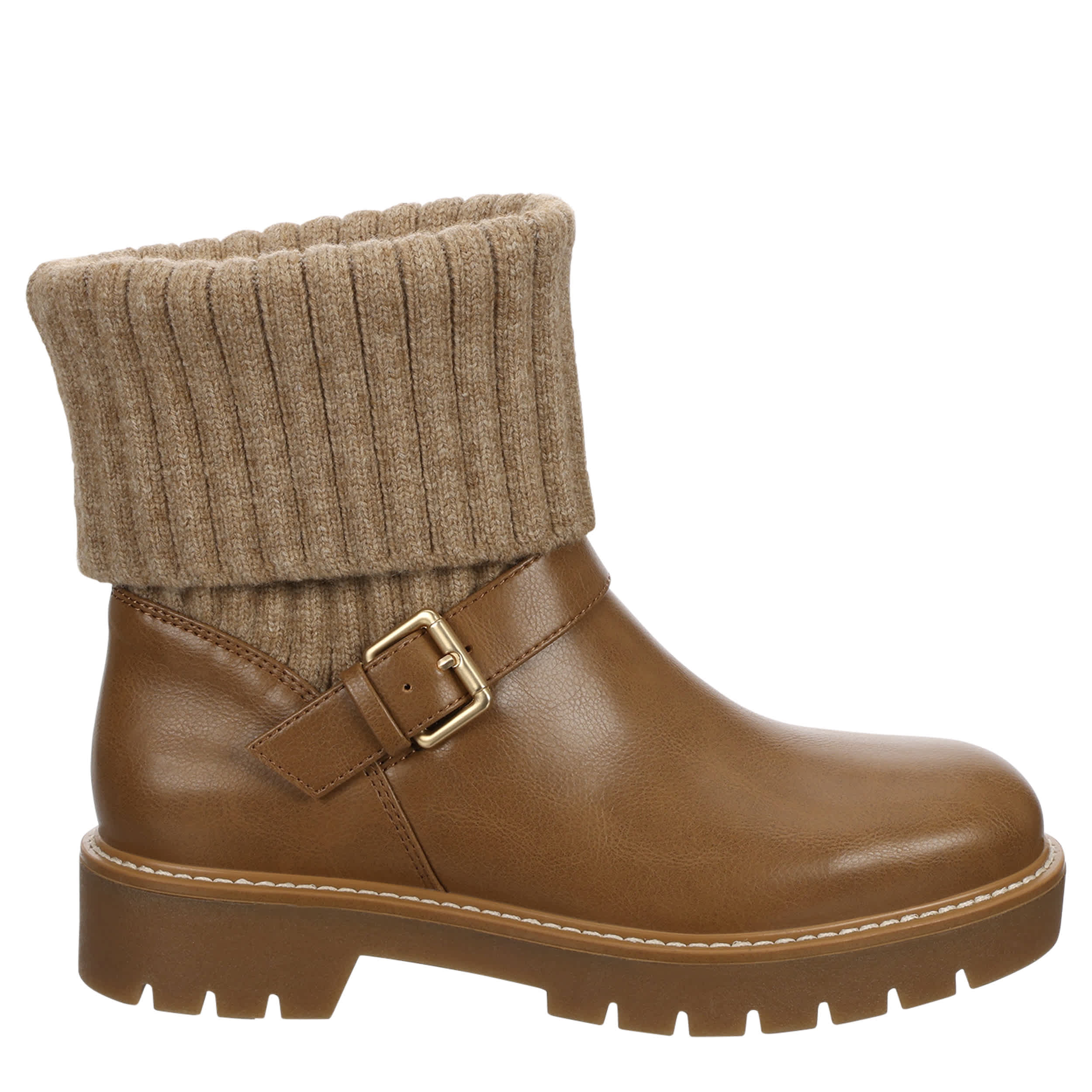 MICHAEL BY MICHAEL SHANNON-WOMENS EMERSON BOOTIE-DARK TAN & 
