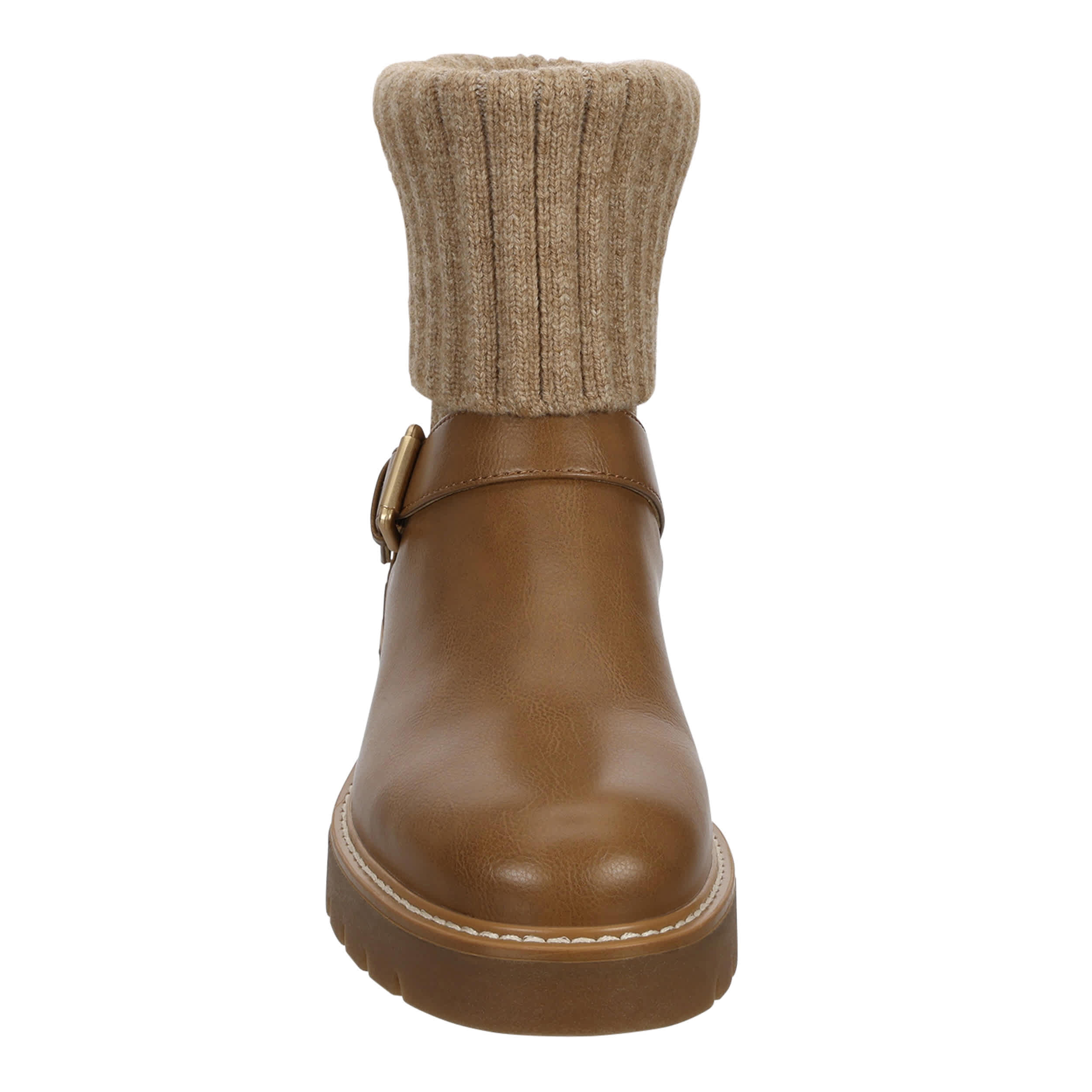 MICHAEL BY MICHAEL SHANNON-WOMENS EMERSON BOOTIE-DARK TAN & 