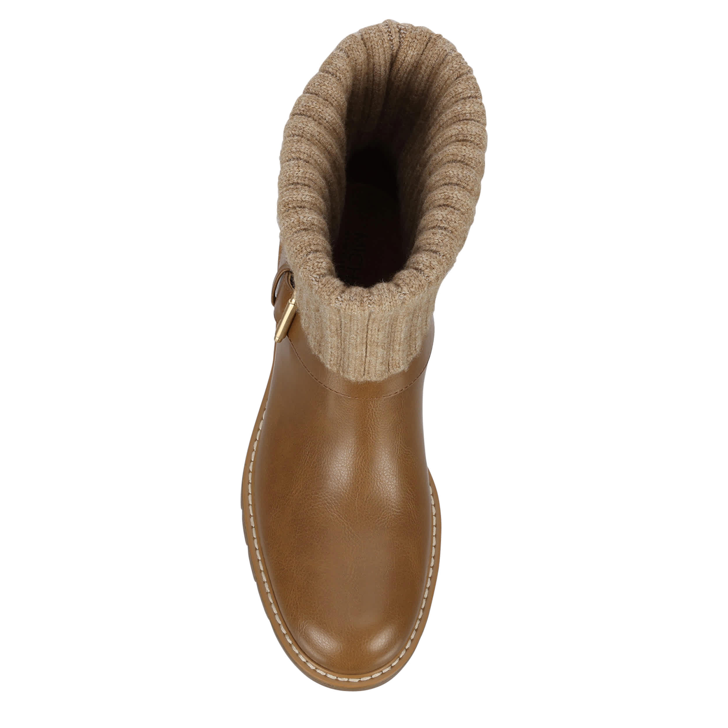MICHAEL BY MICHAEL SHANNON-WOMENS EMERSON BOOTIE-DARK TAN & 