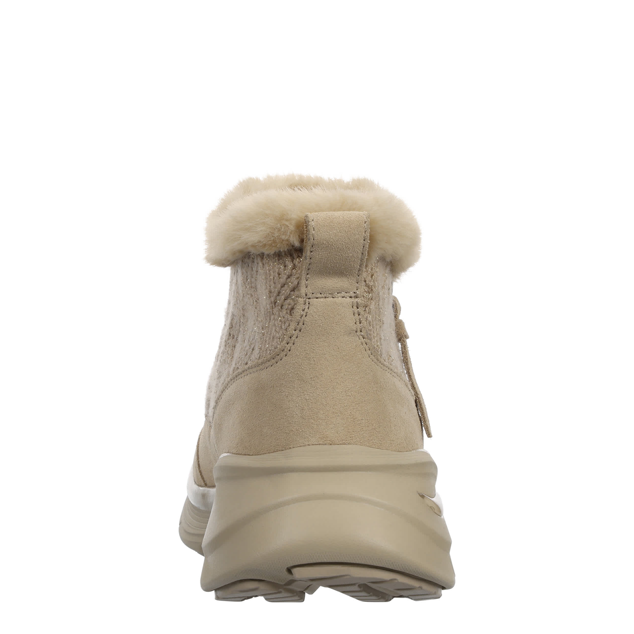 SKECHERS-WOMENS EASY GOING-COZY LODGE BOOT-NATURAL & 