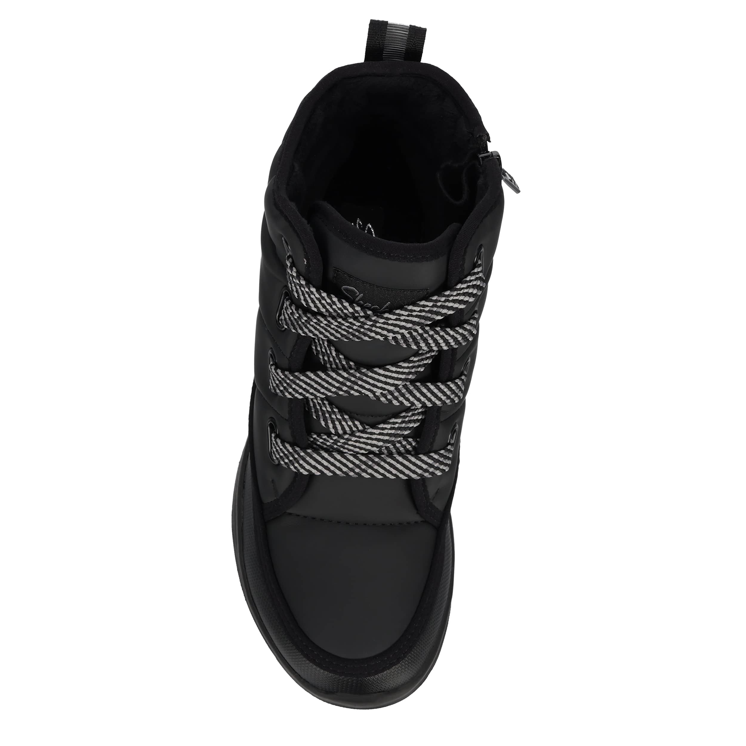SKECHERS-WOMENS TAHOE WEATHER BOOT-BLACK & 