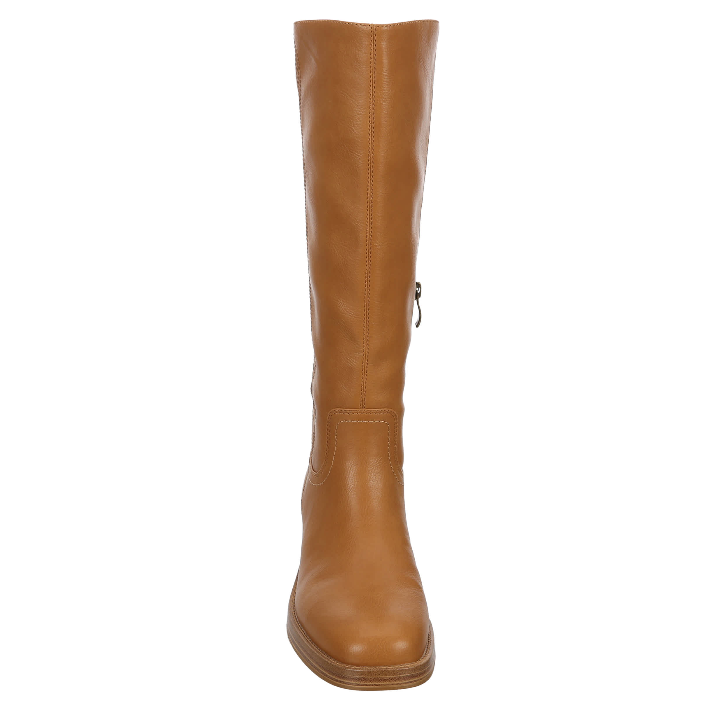 MICHAEL BY MICHAEL SHANNON-WOMENS TYLA WIDE CALF TALL BOOT-DARK TAN & 