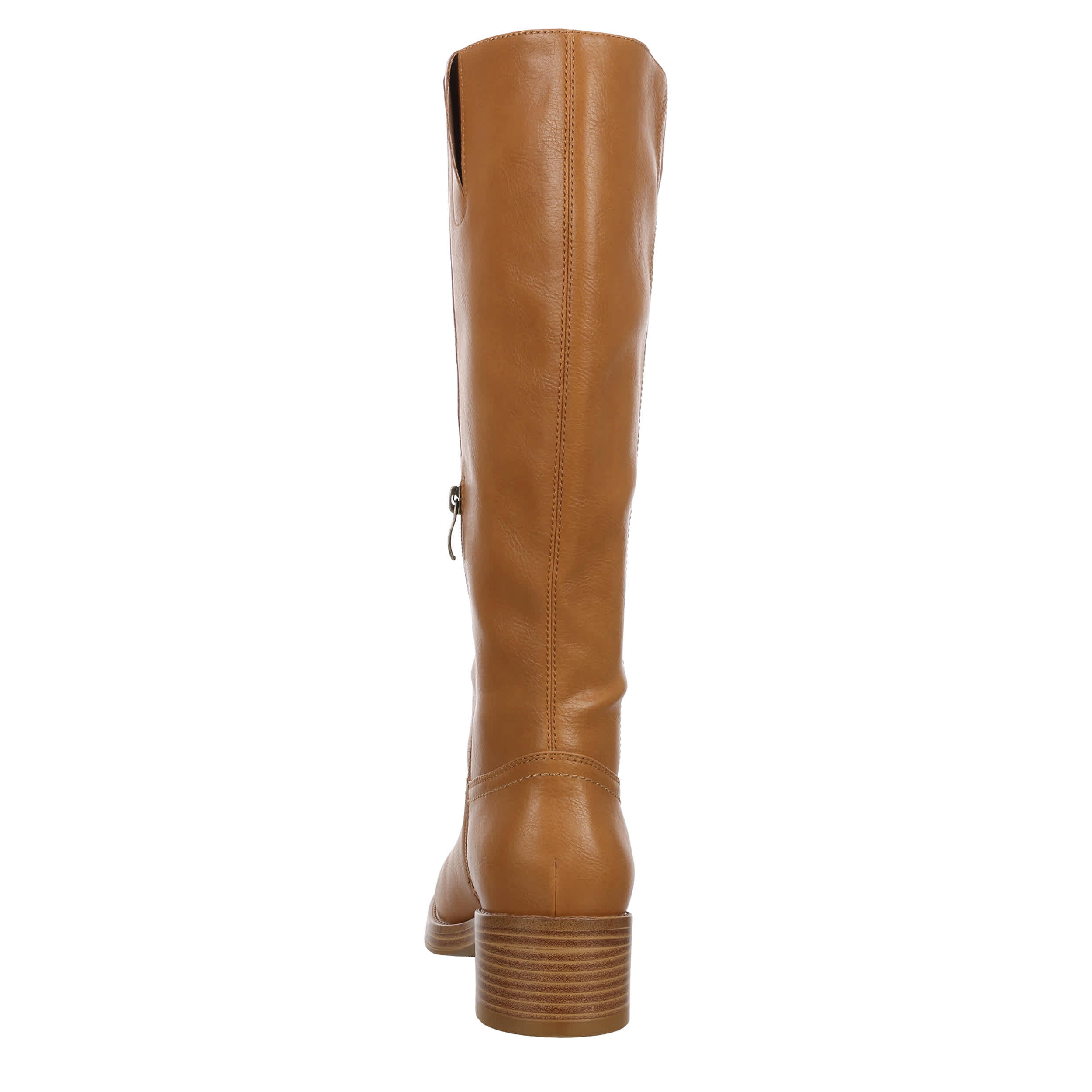 MICHAEL BY MICHAEL SHANNON-WOMENS TYLA WIDE CALF TALL BOOT-DARK TAN & 