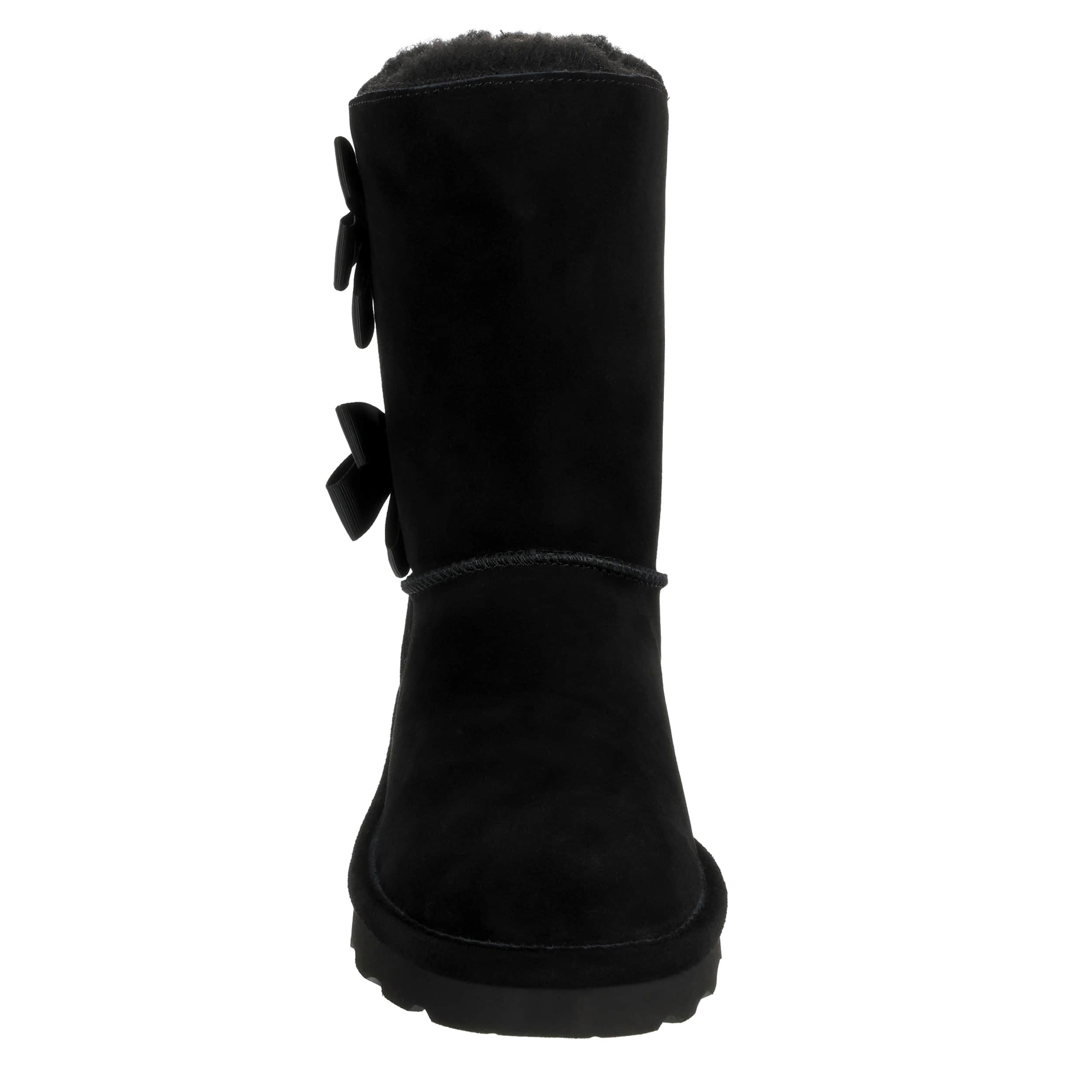 BEARPAW-WOMENS ZARIA FUR BOOT-BLACK & 