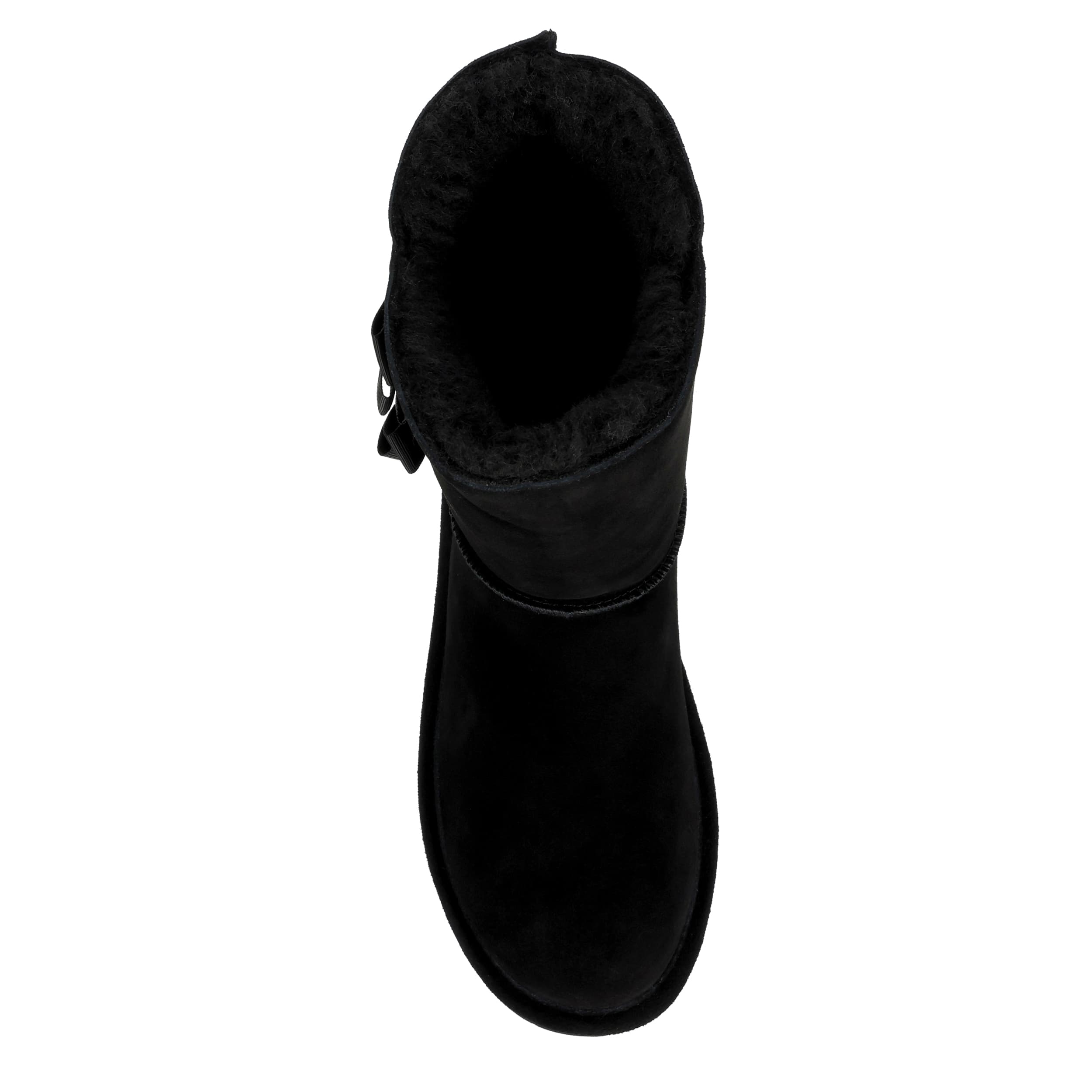 BEARPAW-WOMENS ZARIA FUR BOOT-BLACK & 