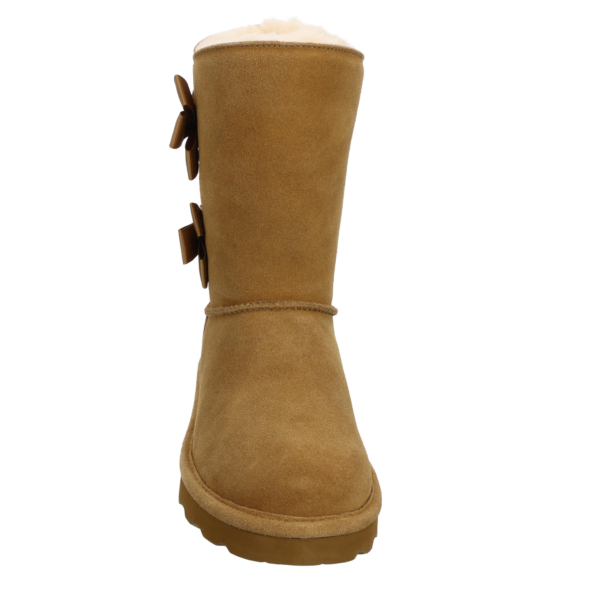 BEARPAW-WOMENS ZARIA FUR BOOT-TAN & 