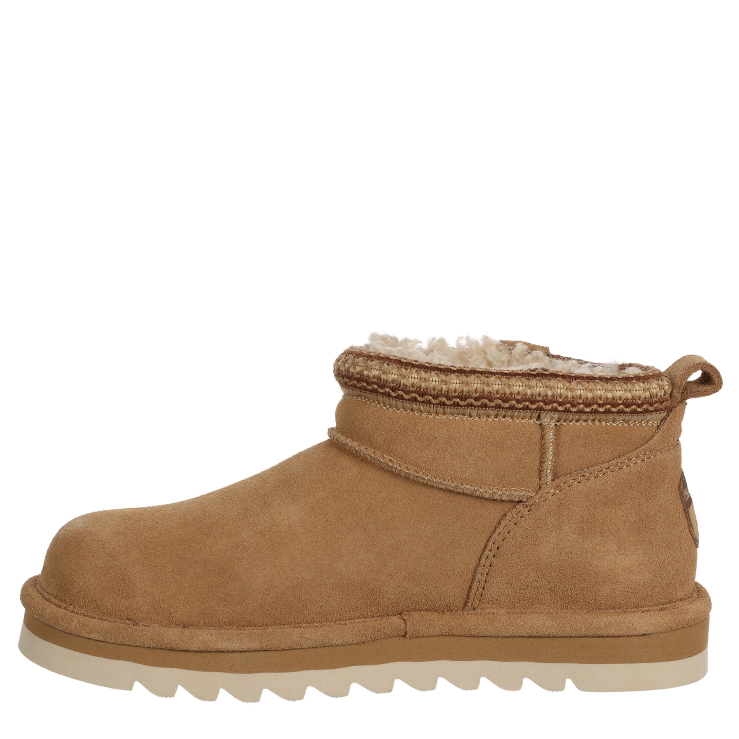 BEARPAW-WOMENS LANGLY FUR BOOT-TAN & 