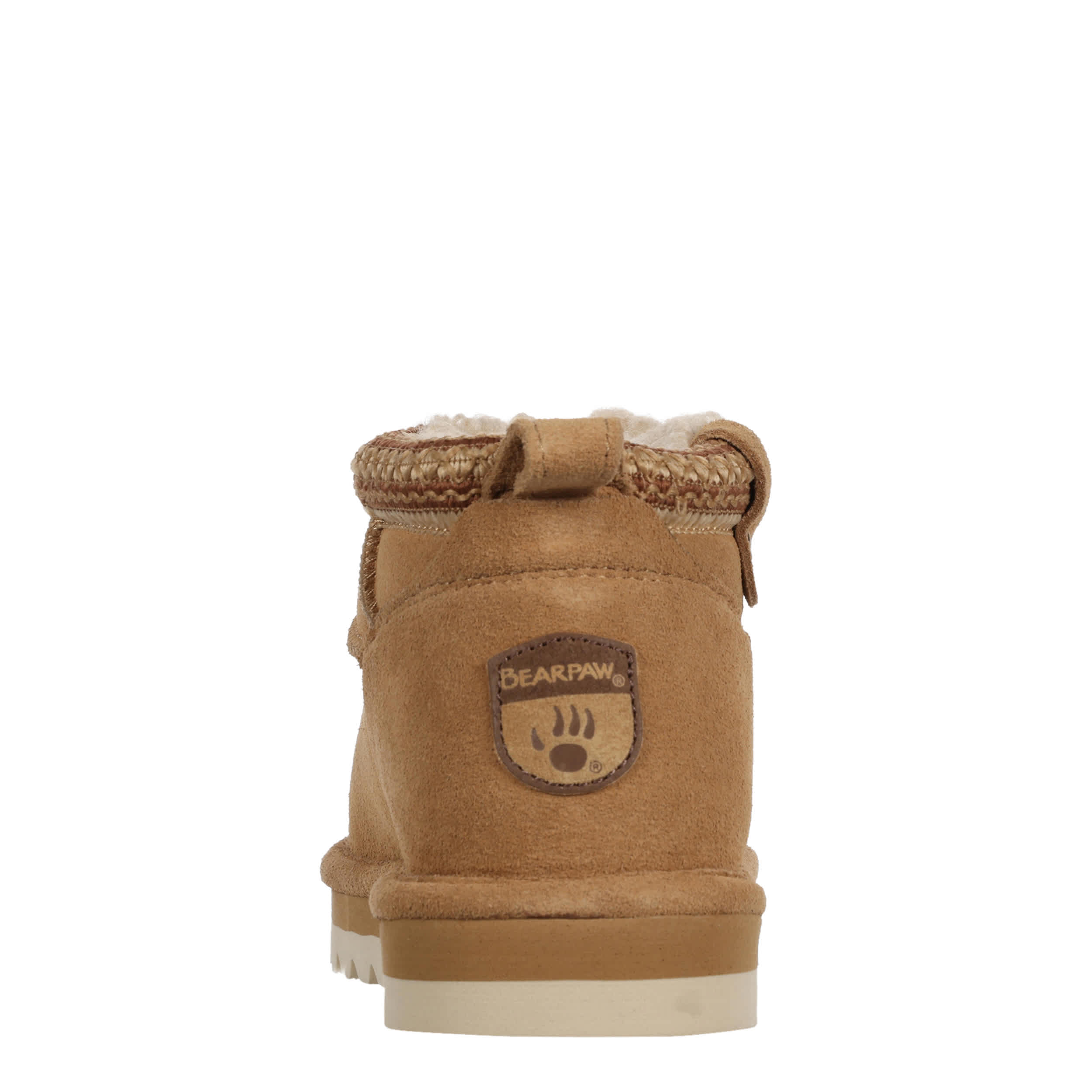 BEARPAW-WOMENS LANGLY FUR BOOT-TAN & 
