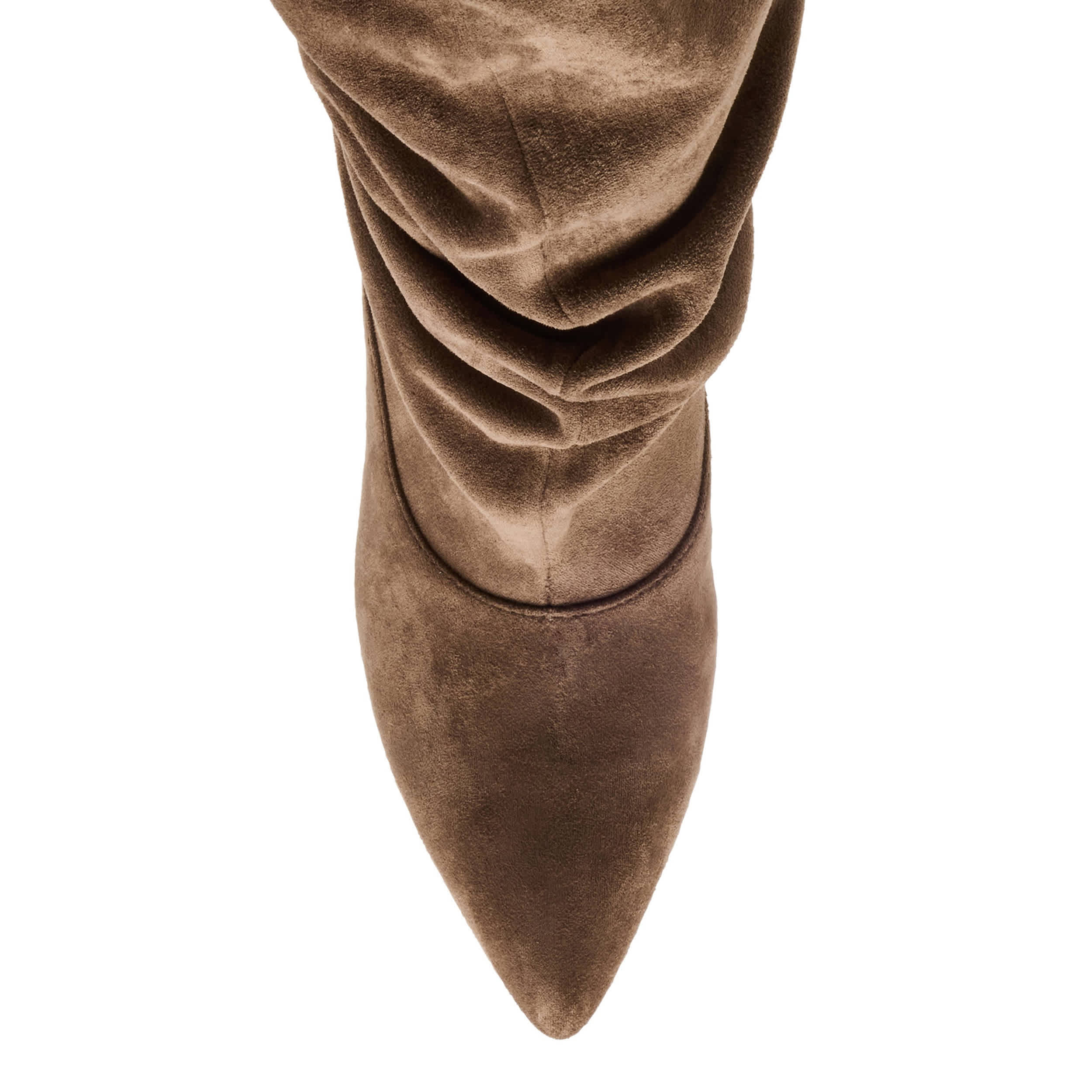 MADDEN GIRL-WOMENS STASSI TALL DRESS BOOT-TAN & 