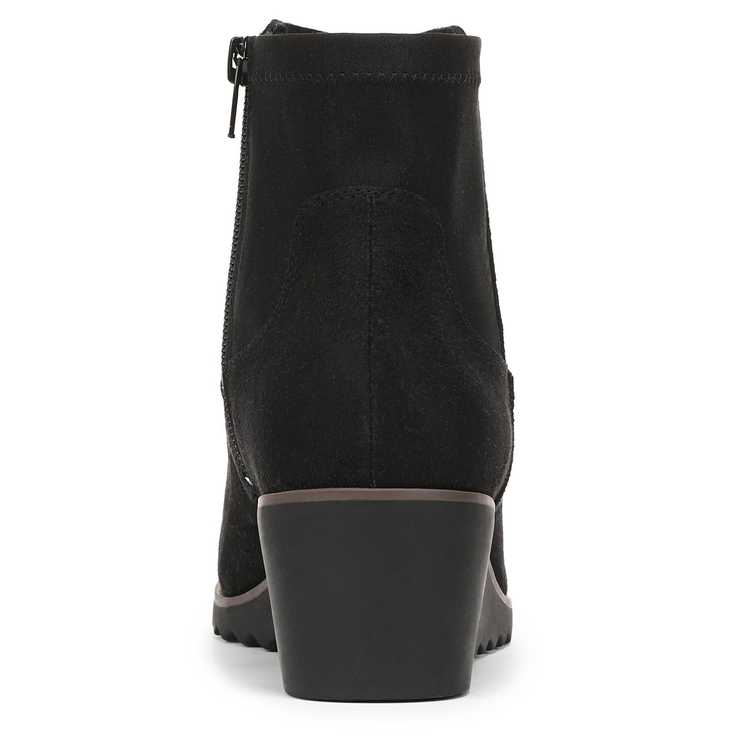 LIFESTRIDE-WOMENS ZIONNE WEDGE BOOT-BLACK & 