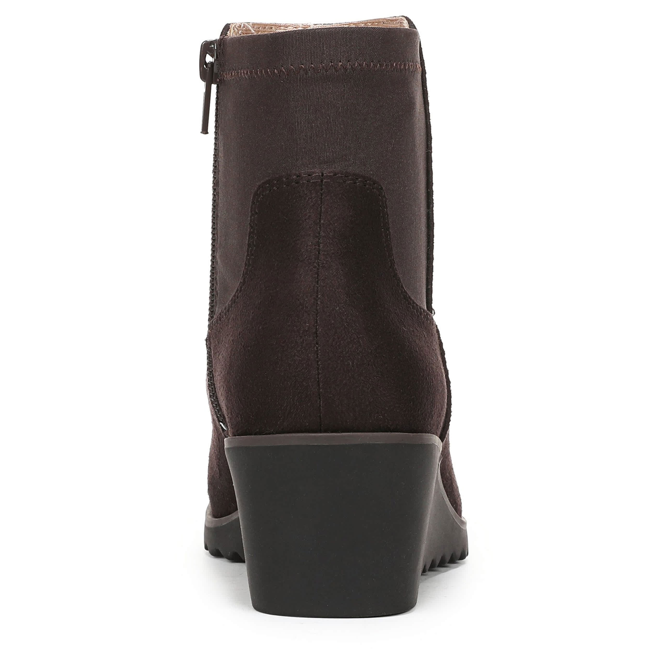 LIFESTRIDE-WOMENS ZIONNE WEDGE BOOT-CHOCOLATE & 