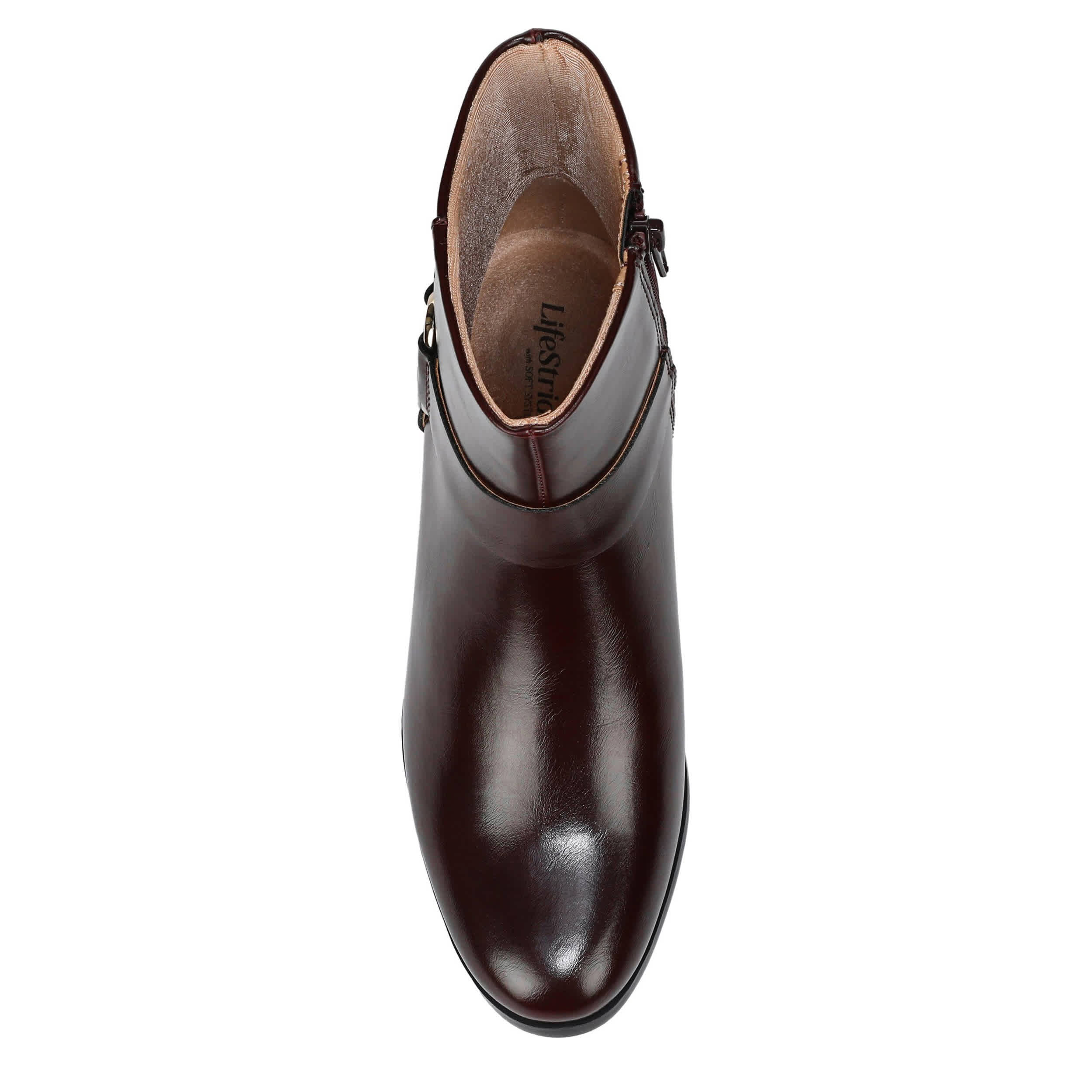 LIFESTRIDE-WOMENS SIMONA DRESS BOOT-CHOCOLATE & 
