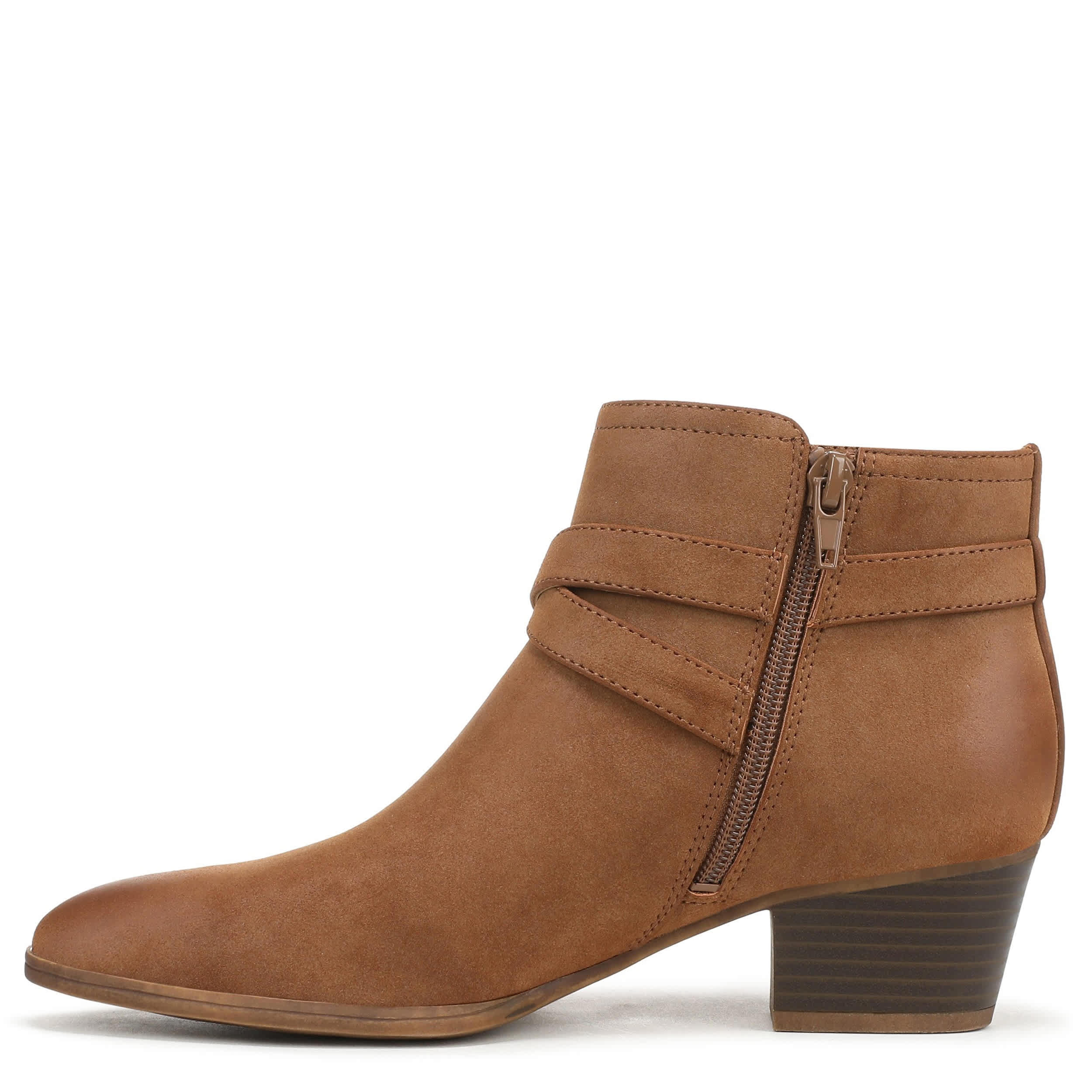 LIFESTRIDE-WOMENS OAKLYN BOOTIE-TAUPE & 