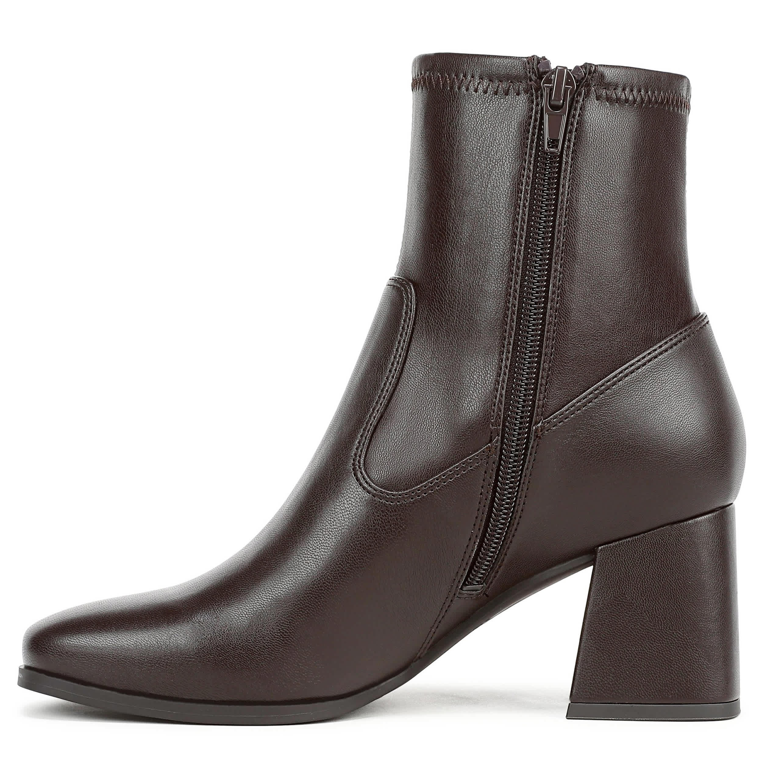 LIFESTRIDE-WOMENS HENNY BOOTIE-CHOCOLATE & 