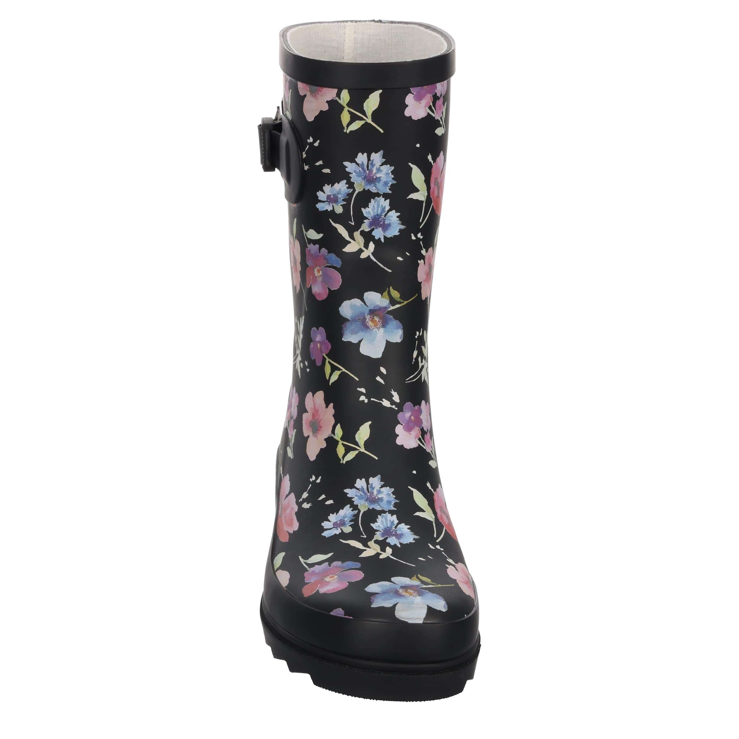 XAPPEAL-WOMENS KINSLEY RAIN BOOT-BLACK & FLORAL