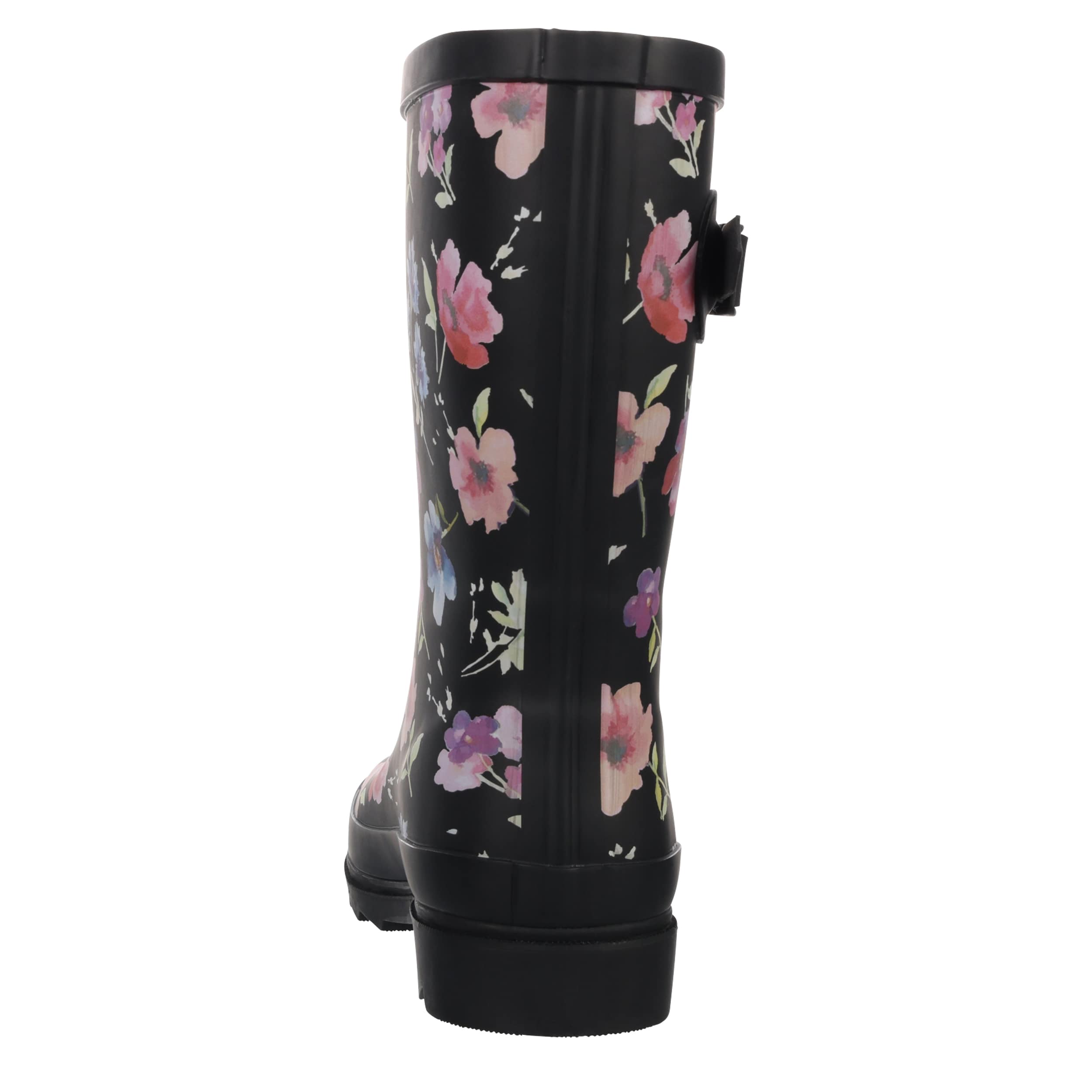 XAPPEAL-WOMENS KINSLEY RAIN BOOT-BLACK & FLORAL