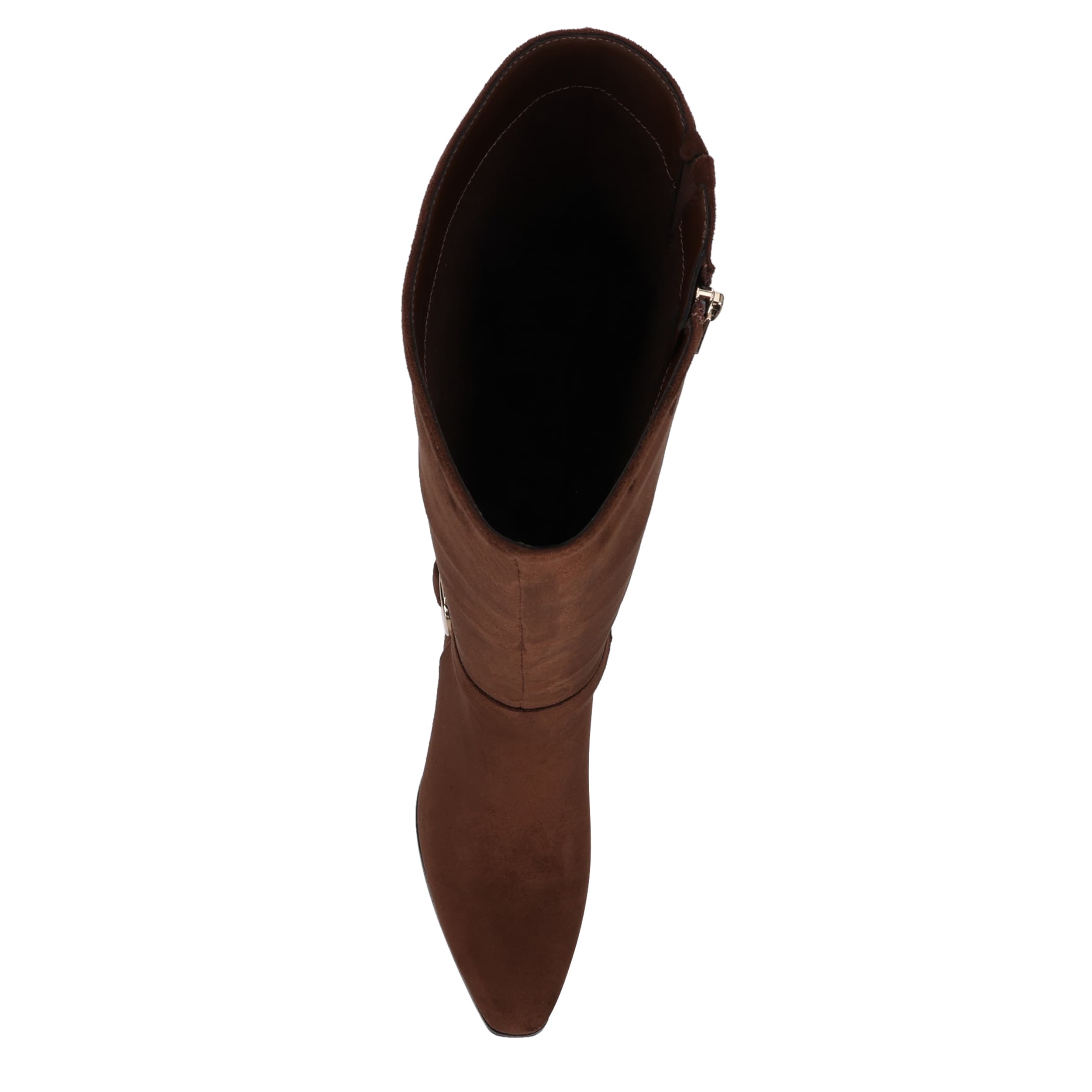 MICHAEL BY MICHAEL SHANNON-WOMENS LUCIANA WIDE CALF TALL DRESS BOOT-CHOCOLATE & 