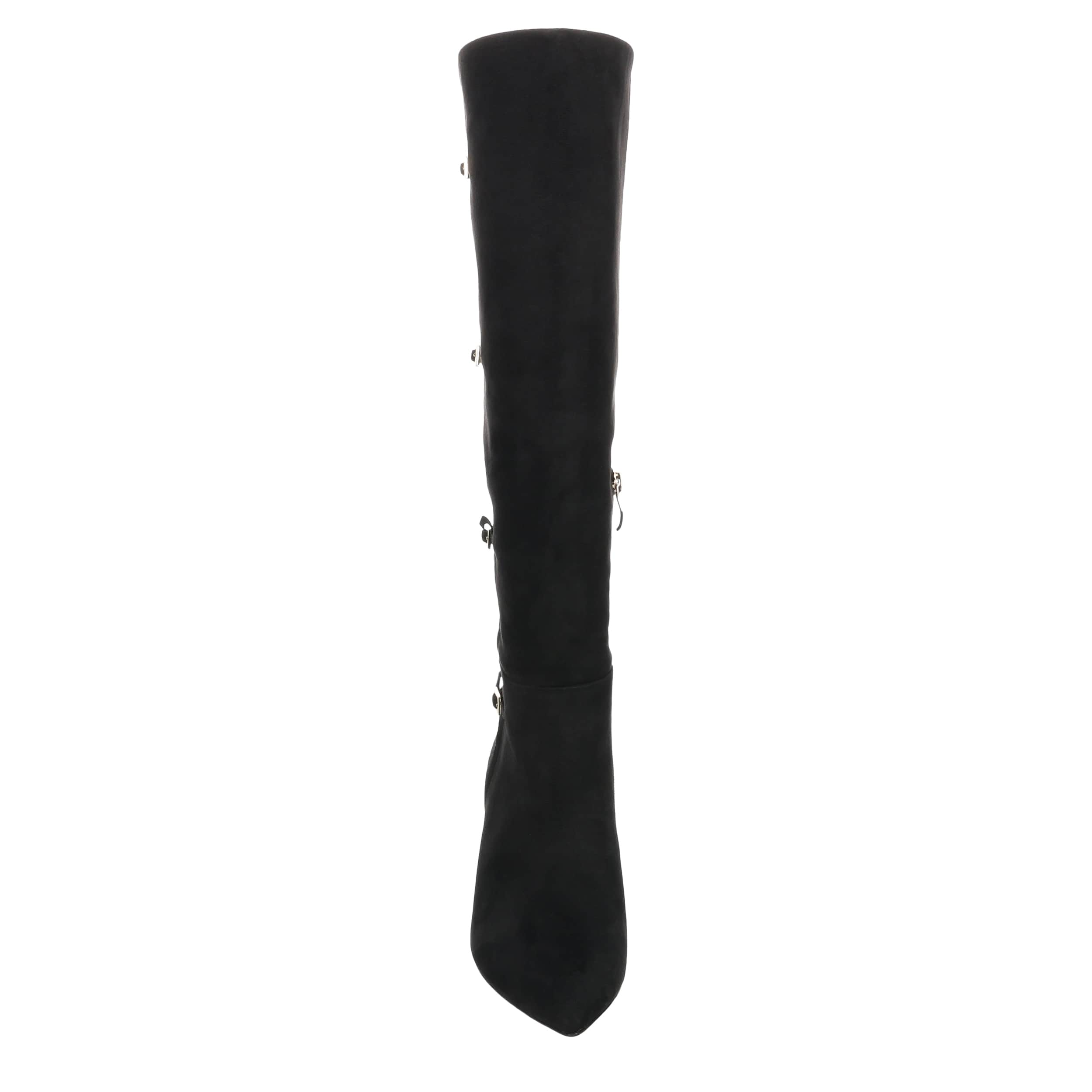 MICHAEL BY MICHAEL SHANNON-WOMENS ESTELLE WIDE CALF TALL DRESS BOOT-BLACK & 
