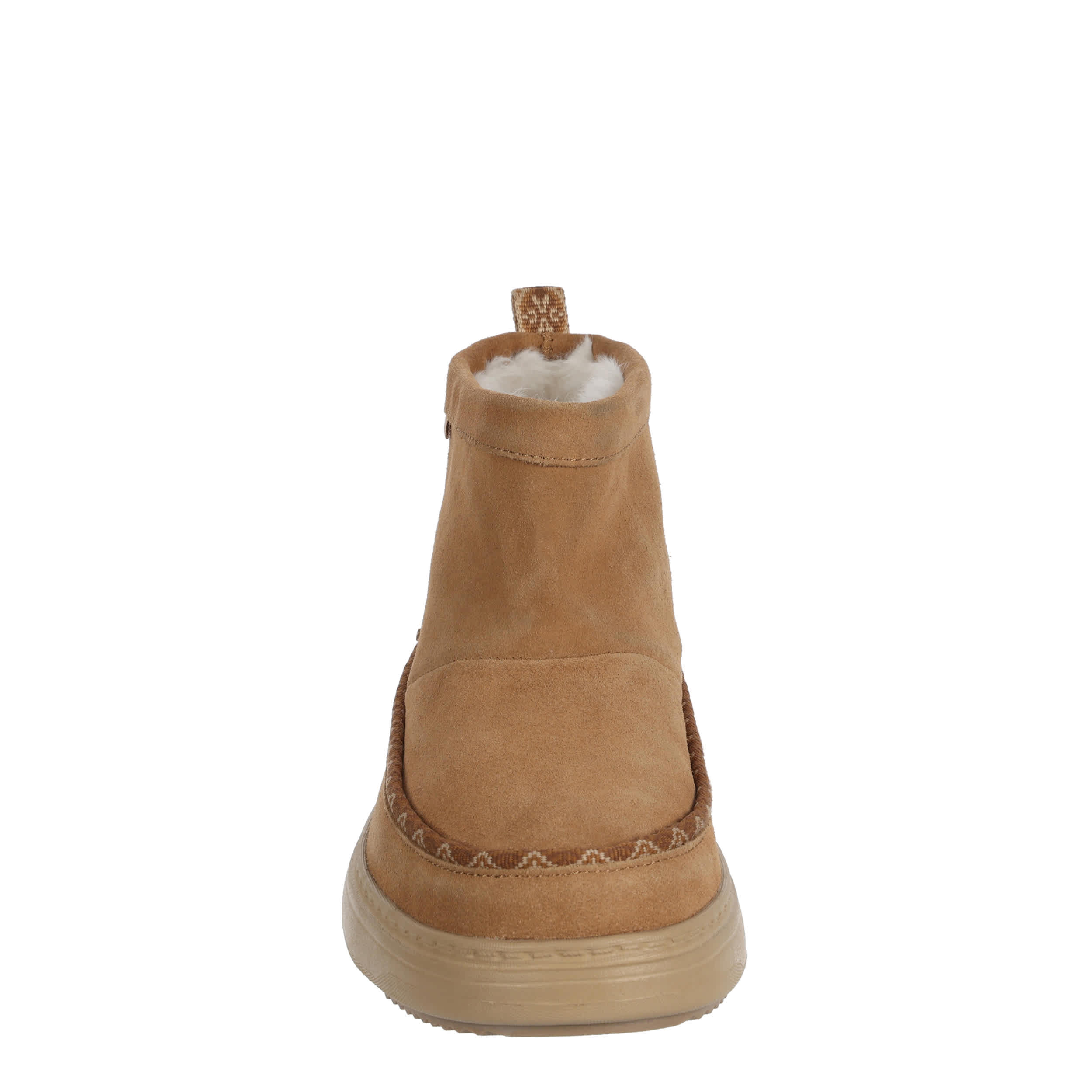HEYDUDE-WOMENS REMI TOASTEE SUEDE BOOT-TAN & 