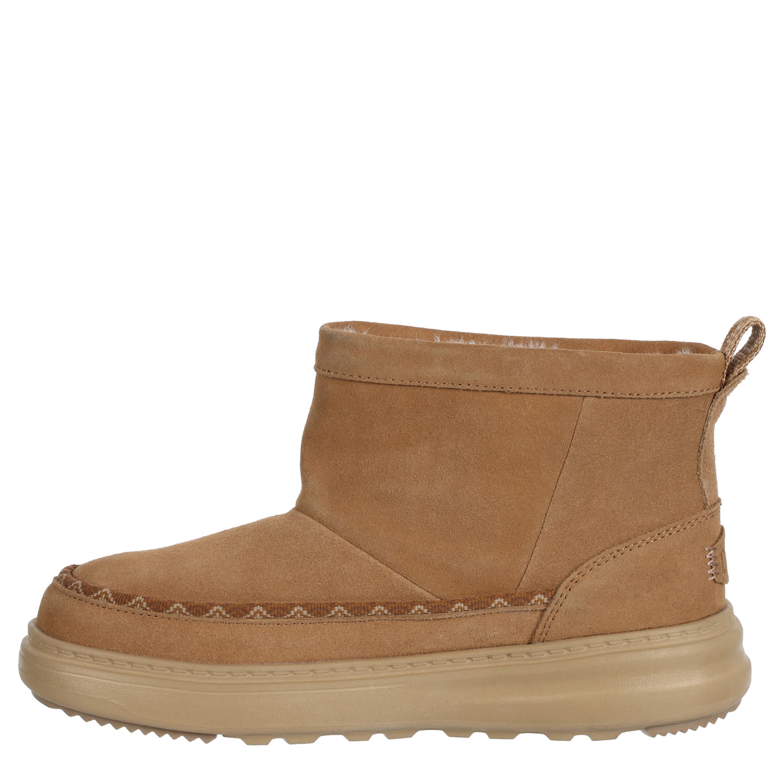 HEYDUDE-WOMENS REMI TOASTEE SUEDE BOOT-TAN & 
