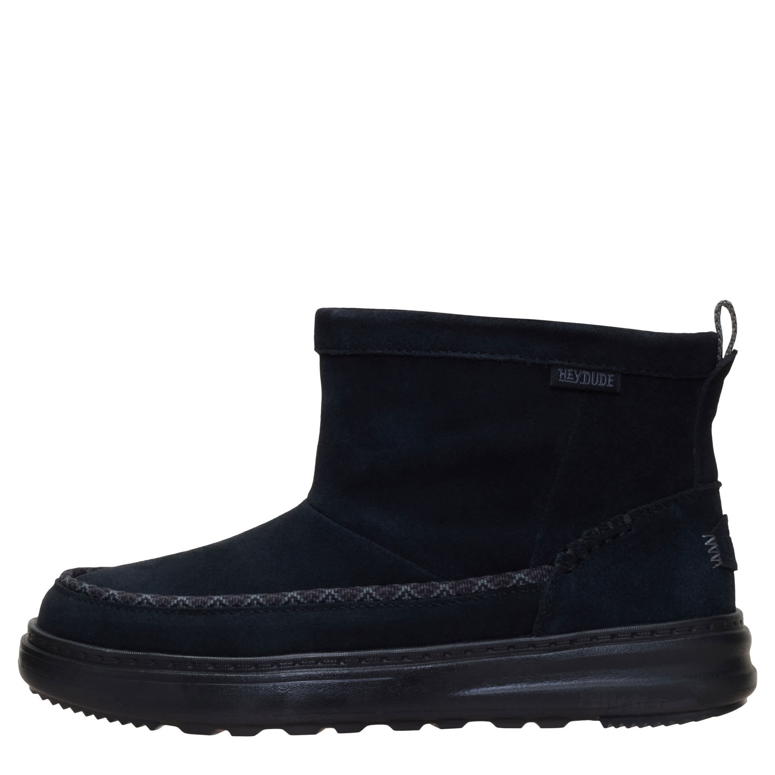 HEYDUDE-WOMENS REMI TOASTEE SUEDE BOOT-BLACK & 