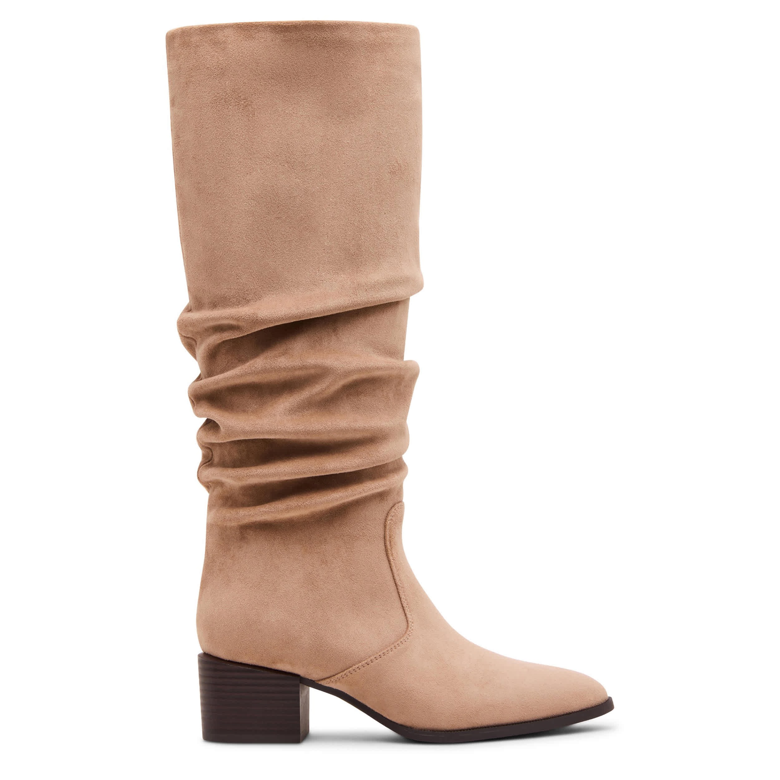 MADDEN GIRL-WOMENS TAMMY TALL WIDE CALF BOOT-TAUPE & 