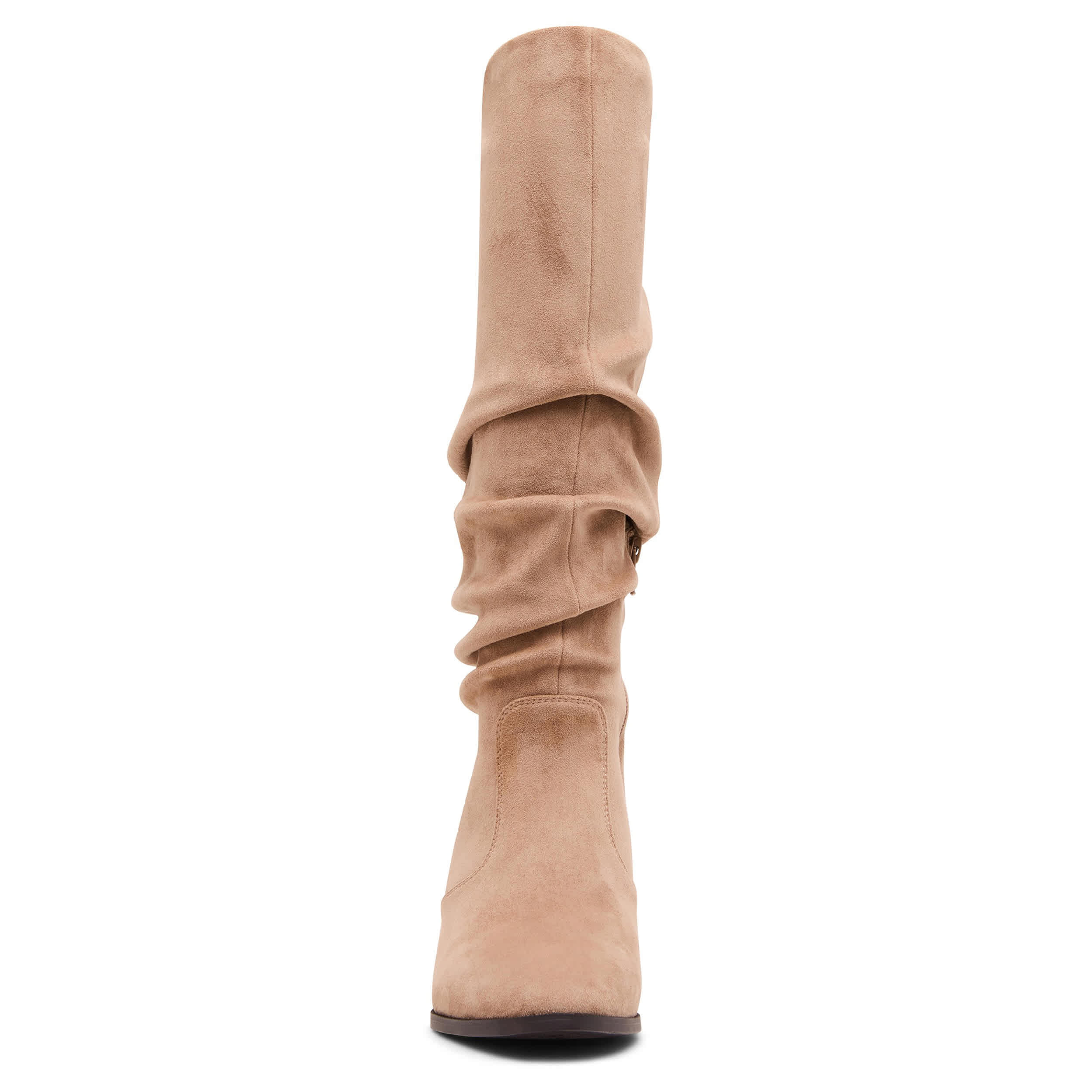 MADDEN GIRL-WOMENS TAMMY TALL WIDE CALF BOOT-TAUPE & 