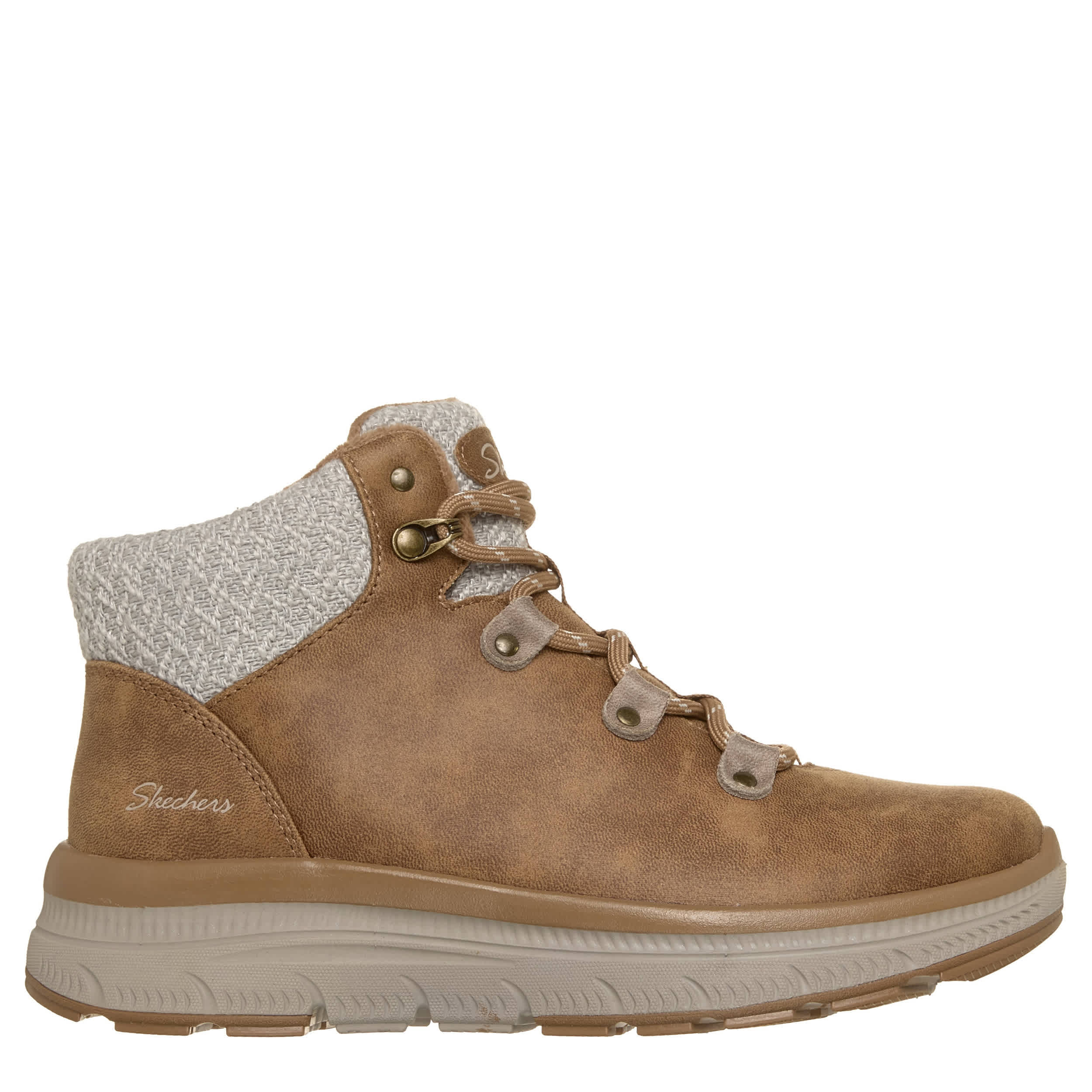 SKECHERS-WOMENS SUMMITS PLUS BIRCH EXPLORER BOOT-TAN & 