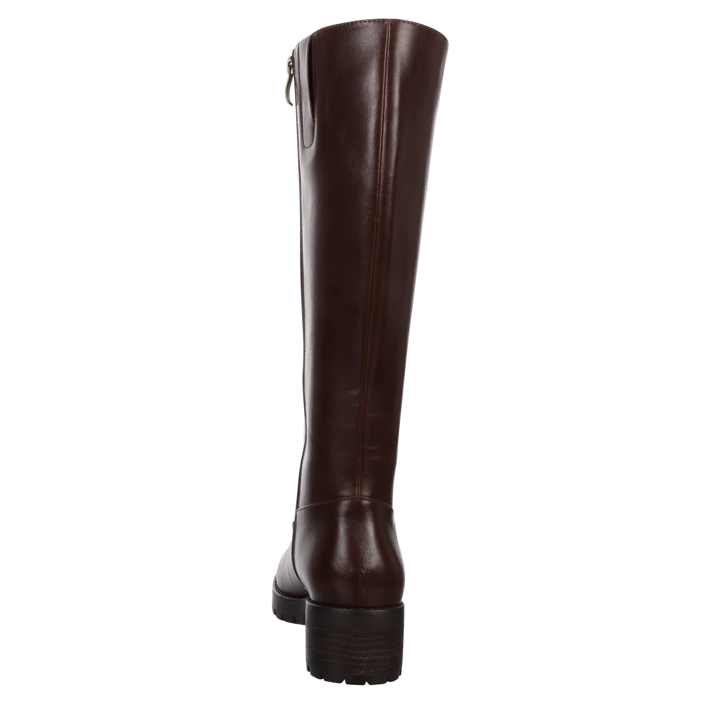 MICHAEL BY MICHAEL SHANNON-WOMENS MARCIE WIDE CALF TALL BOOT-DARK BROWN & 