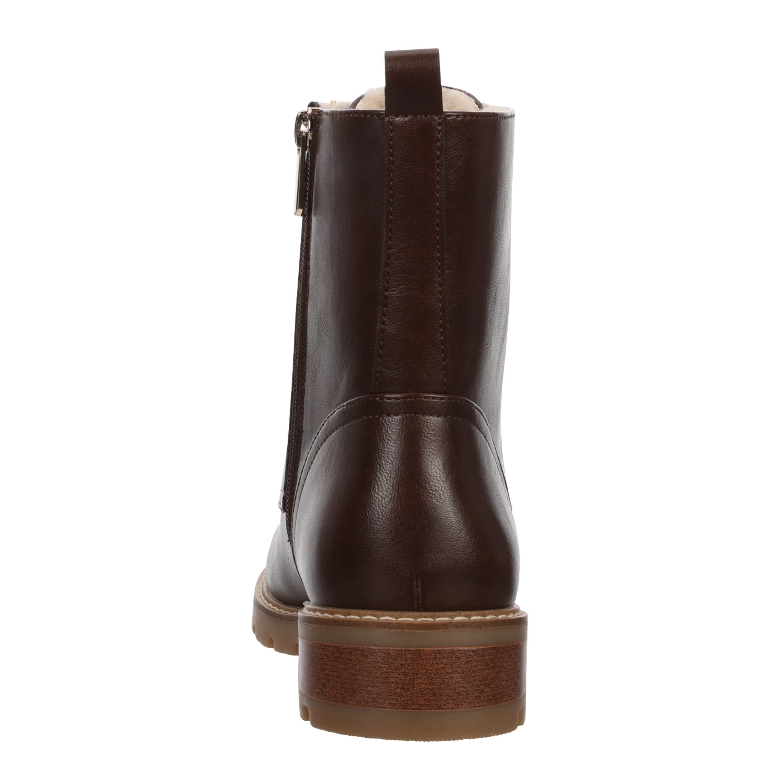 MICHAEL BY MICHAEL SHANNON-WOMENS SHILO LACE UP BOOT-DARK BROWN & 